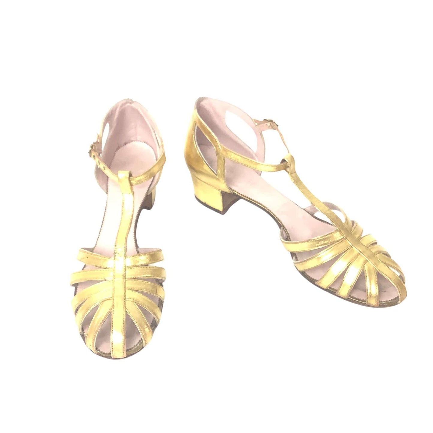 Art Deco Gold Heels