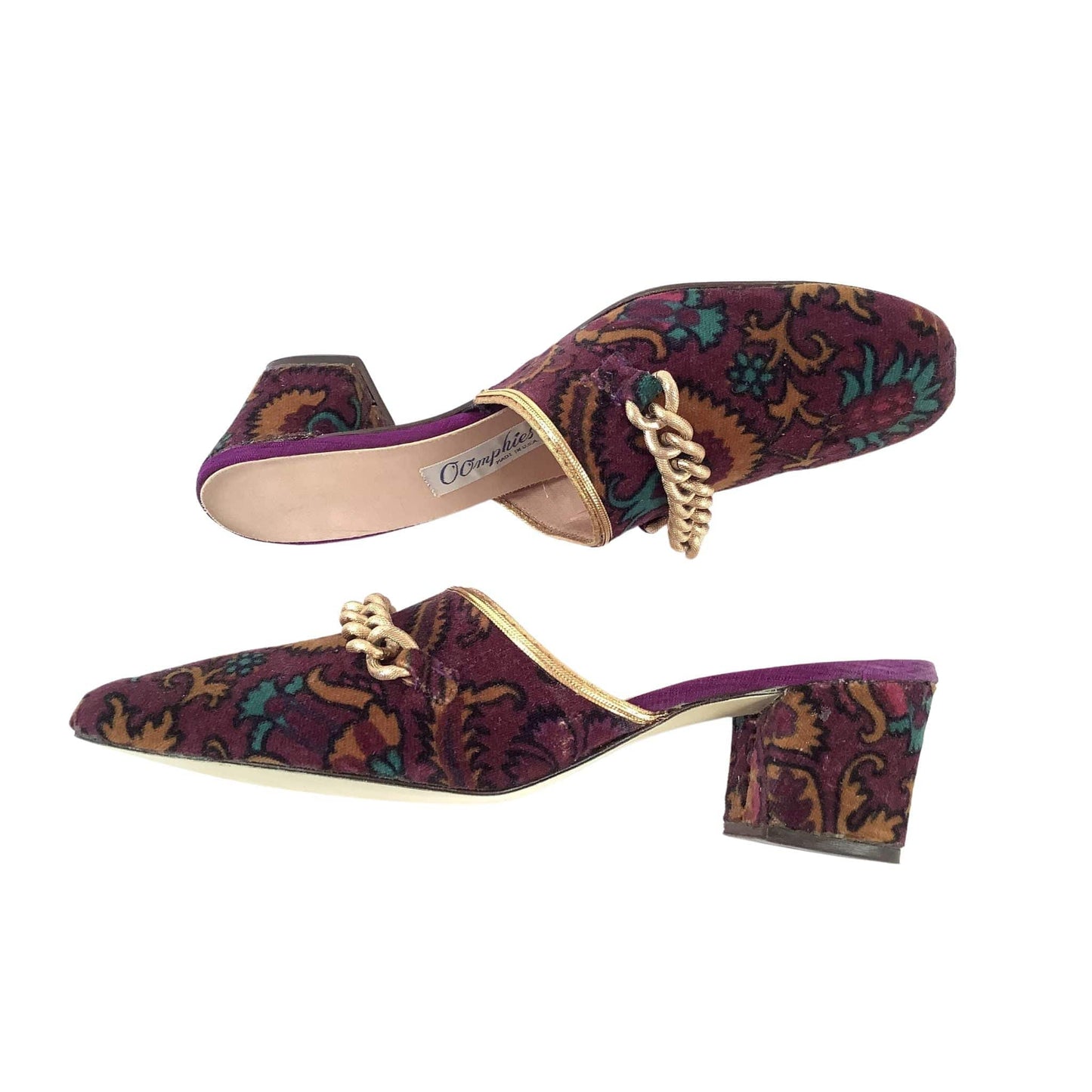 Baroque Velvet Slippers