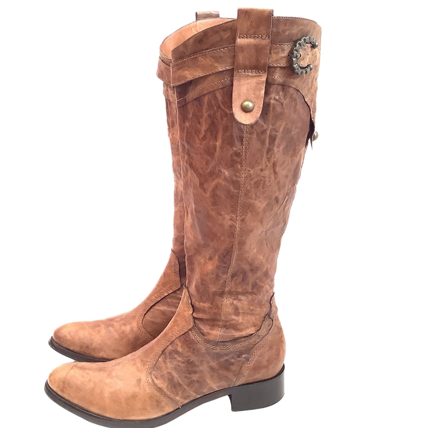 Barrila Flat Leather Boots