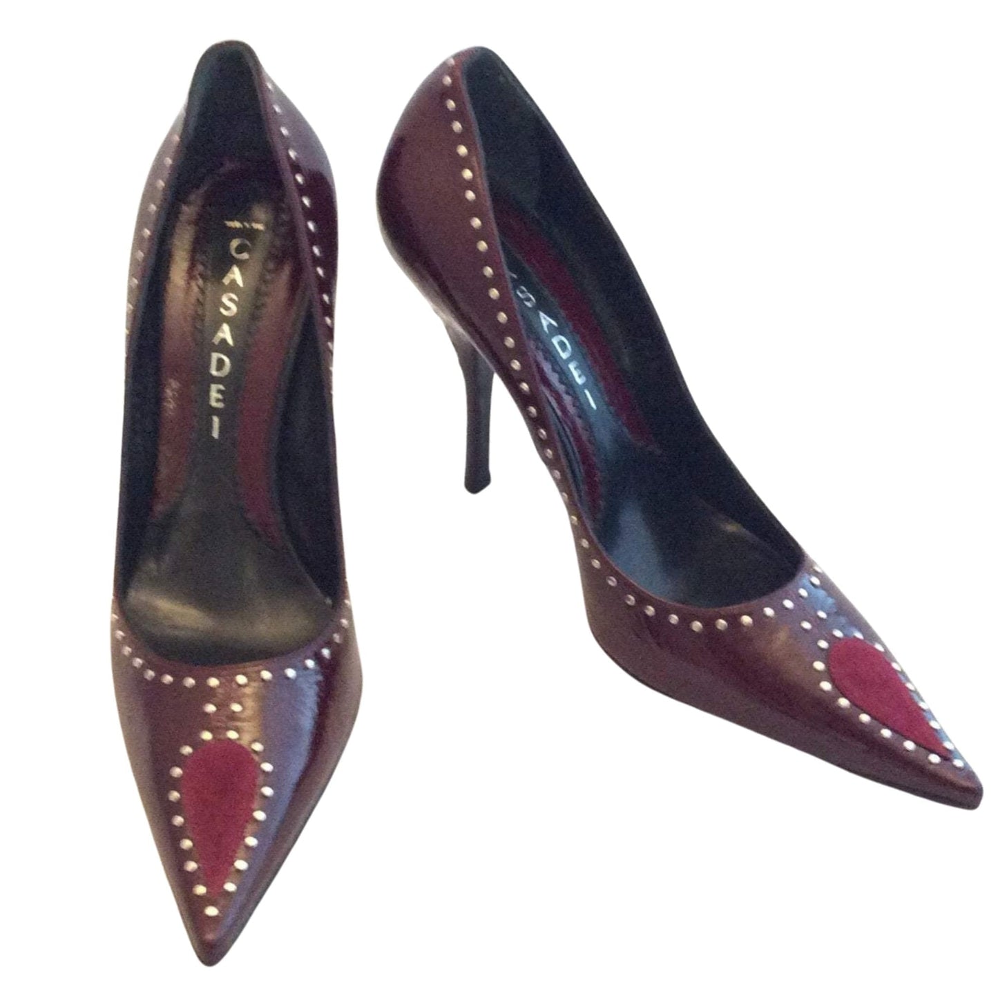 Casadei Burgundy Heels