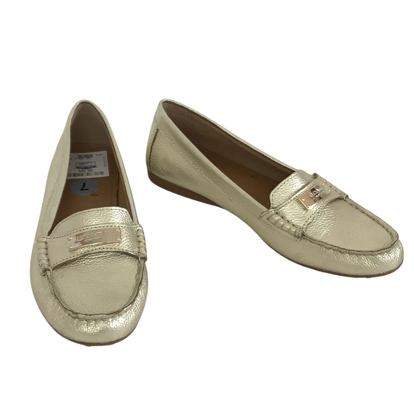 Coach Gold Loafers