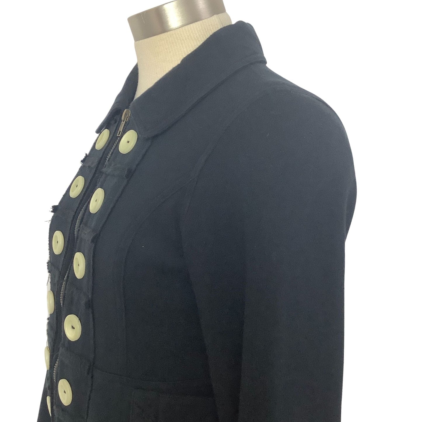 Cotton Pea-Coat Jacket