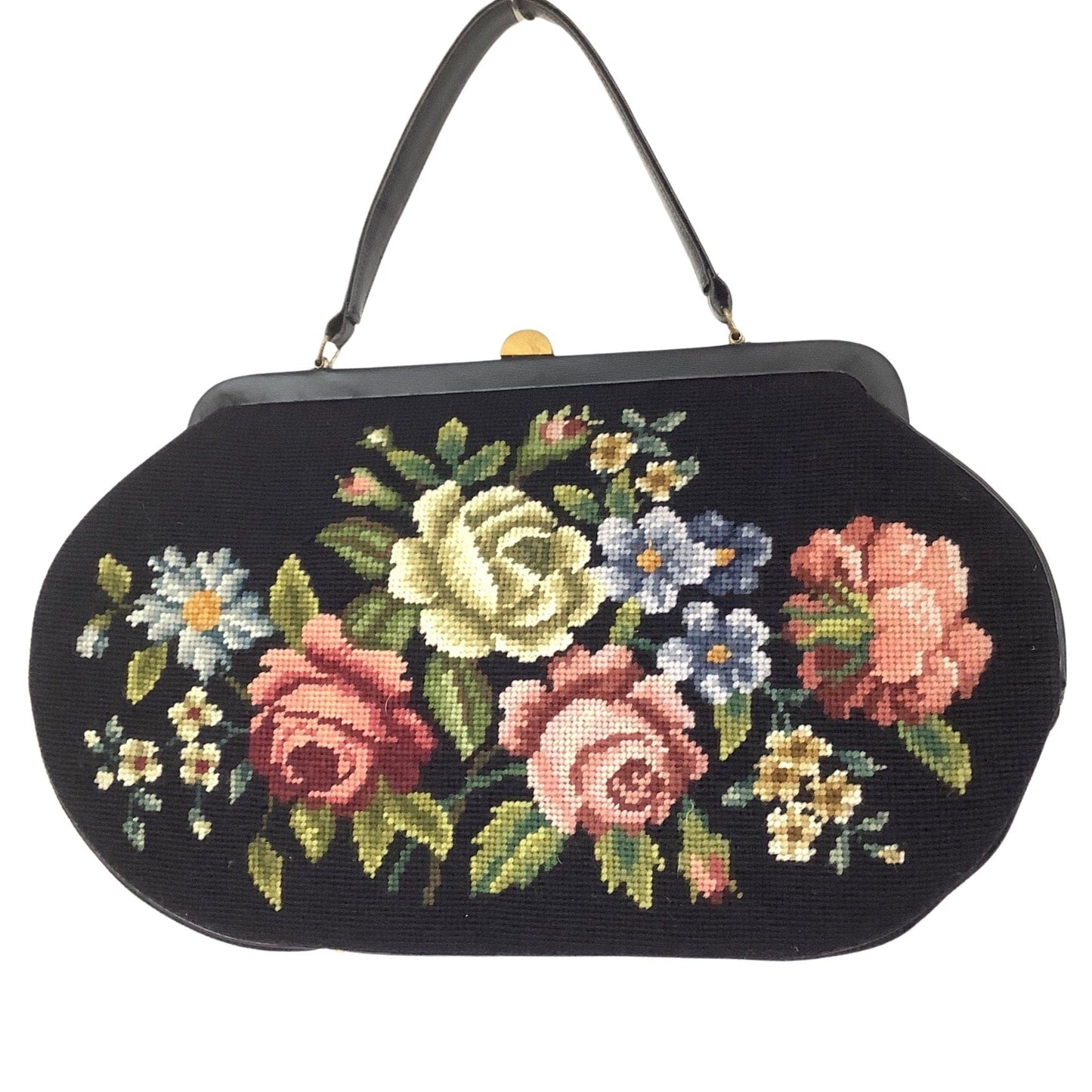 Cross-Stitched Handbag