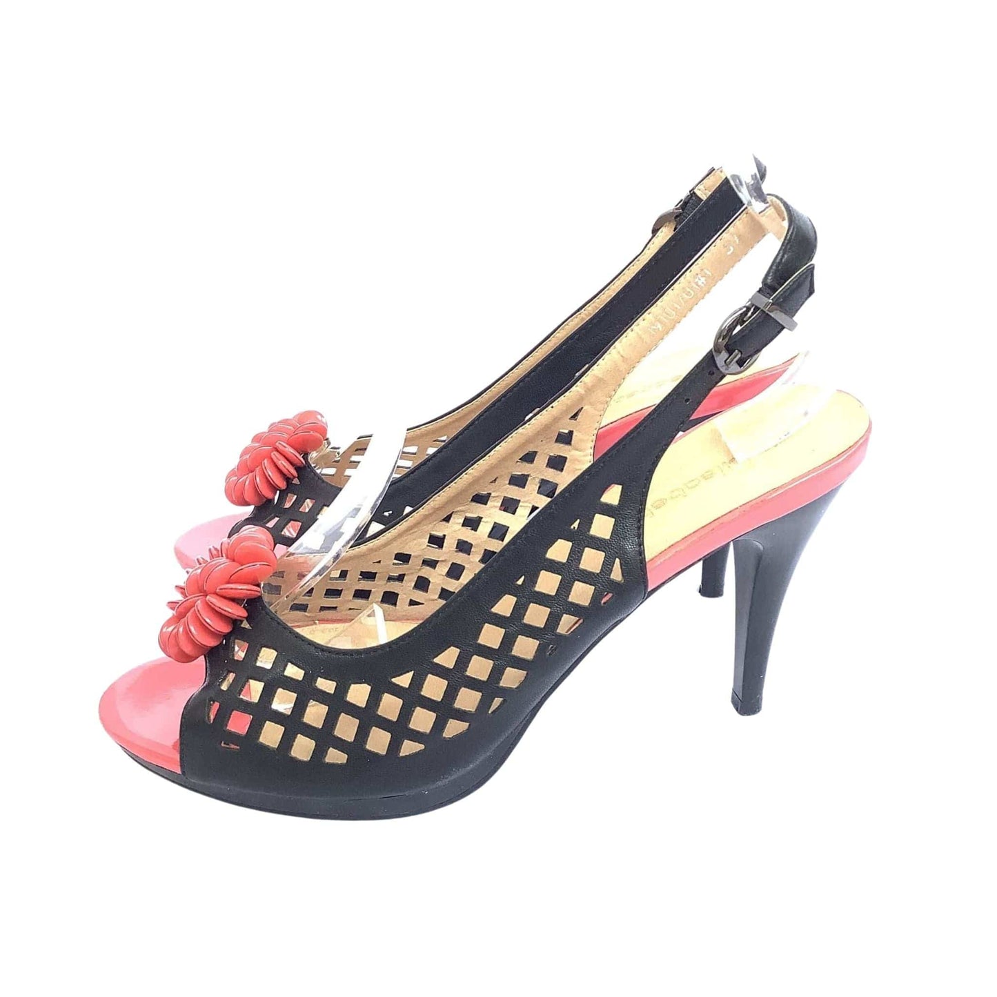 Black Stiletto Heels Laser-Cut