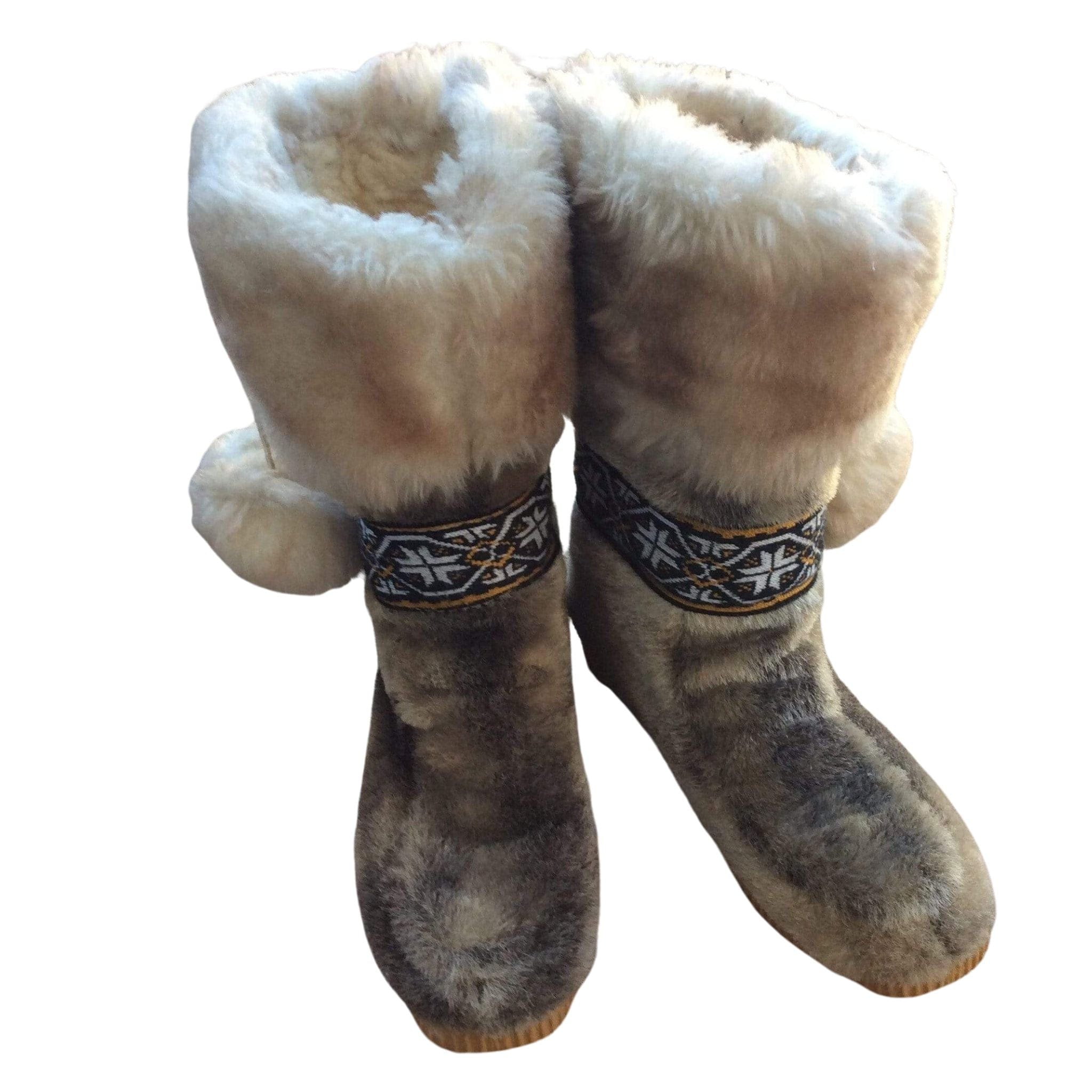 Dunhams Eskipades unisex Vintage Style Winter Faux Fur Boots Canada. Dunhams Eskipades Blue Lace Up Sherpa Lined | Mercari main image 4