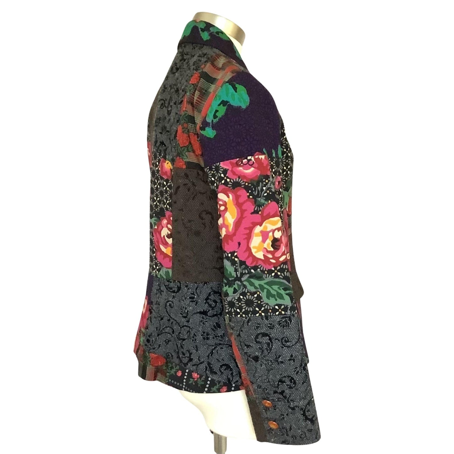 Floral Patchwork Blazer