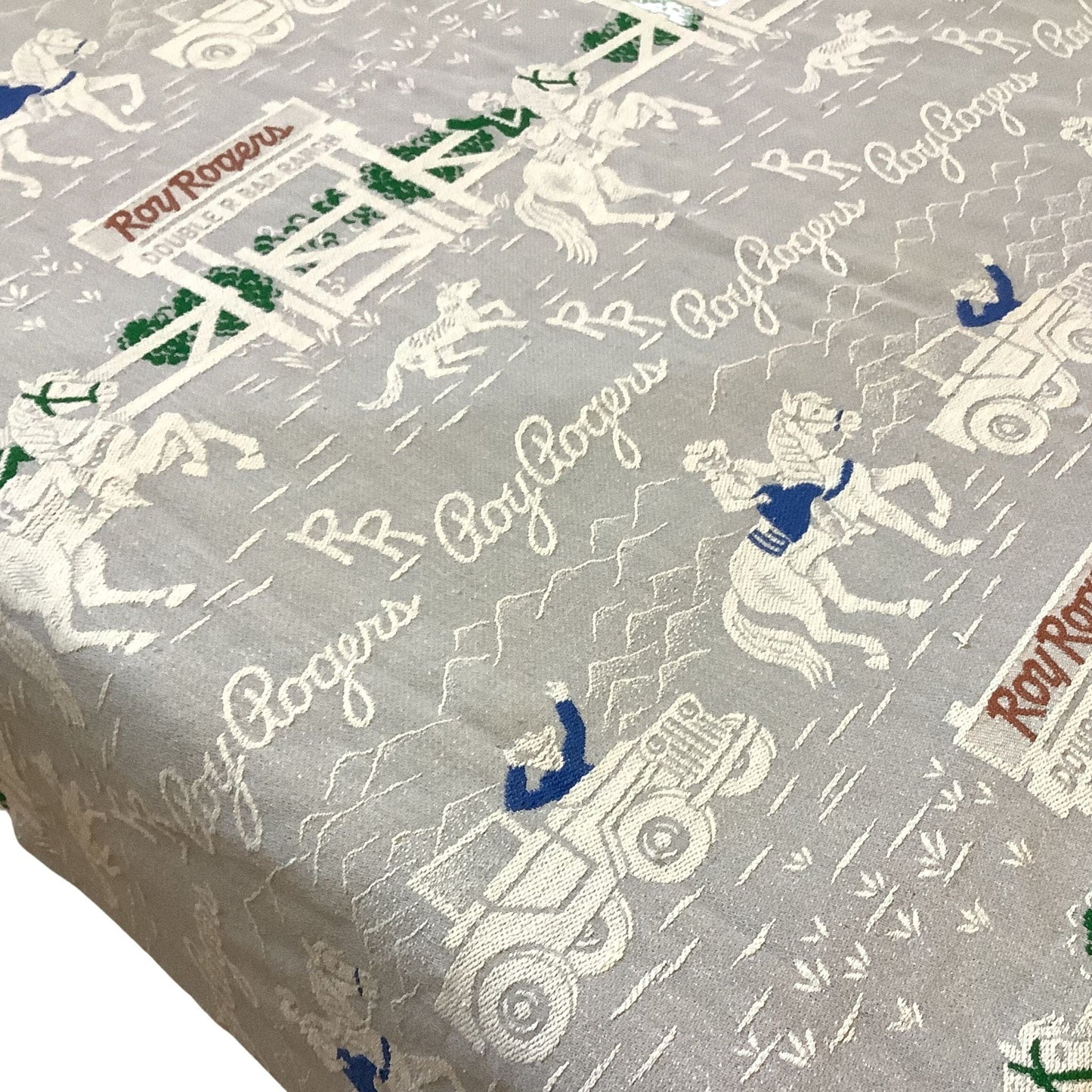 Gray Roy Rogers Bedspread