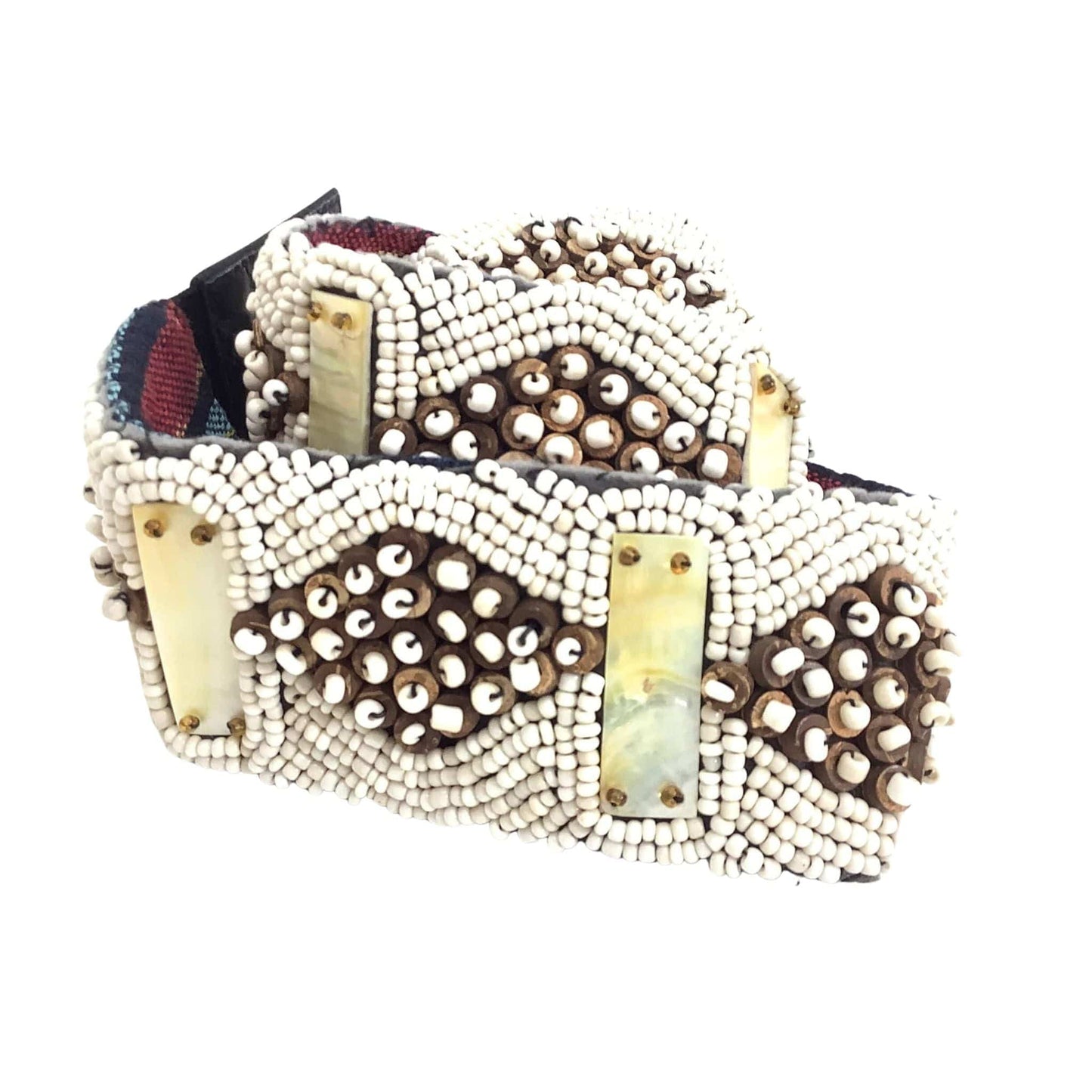 Hand Beaded Vintage Belt