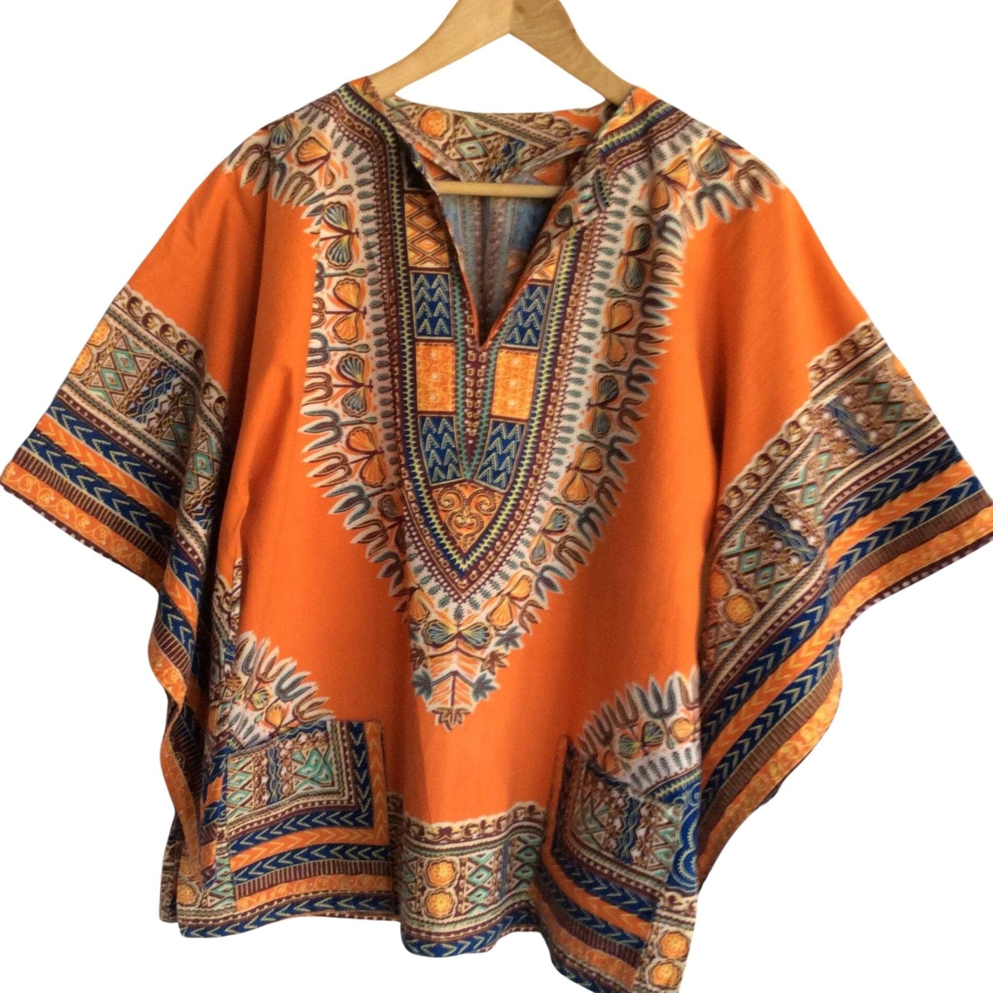 Vintage 1970s Funky Hippie Tunic - Retro Carnival-Wear Shirt