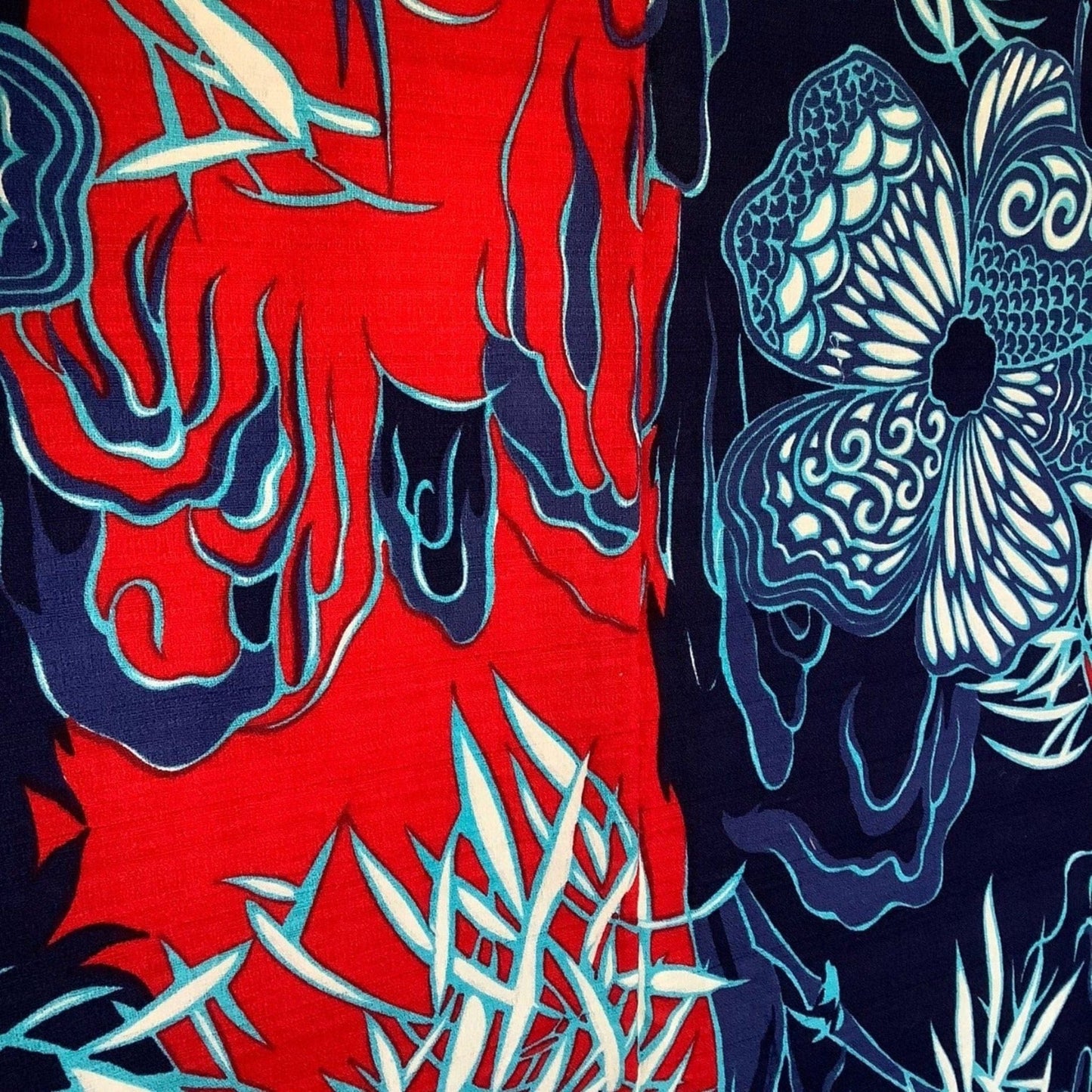 Mid Century Barkcloth