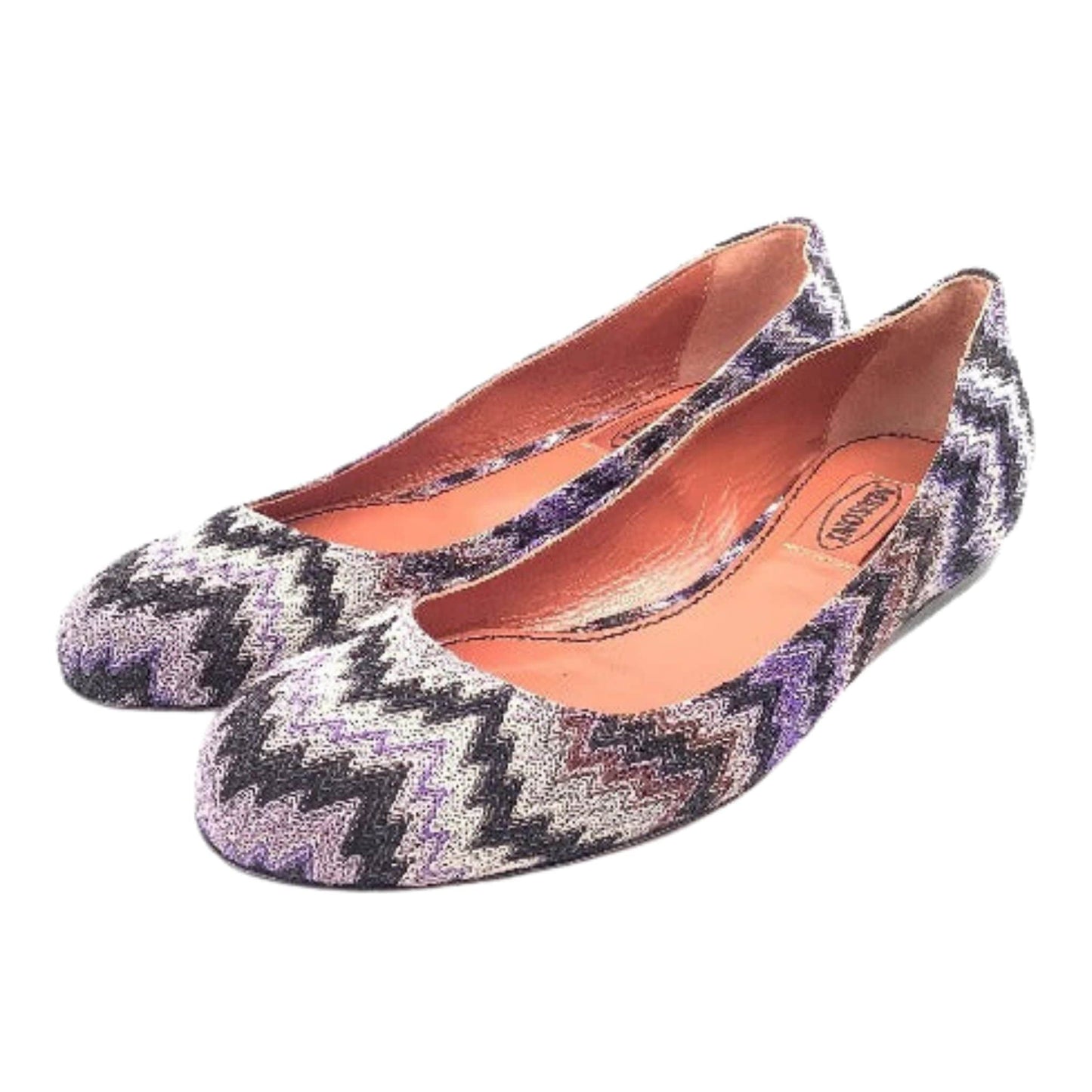 Missoni Purple Flat Shoes