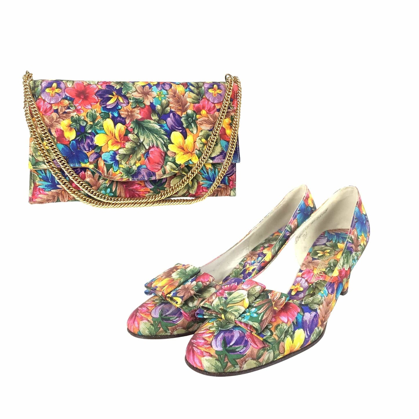 Mod Floral Heels