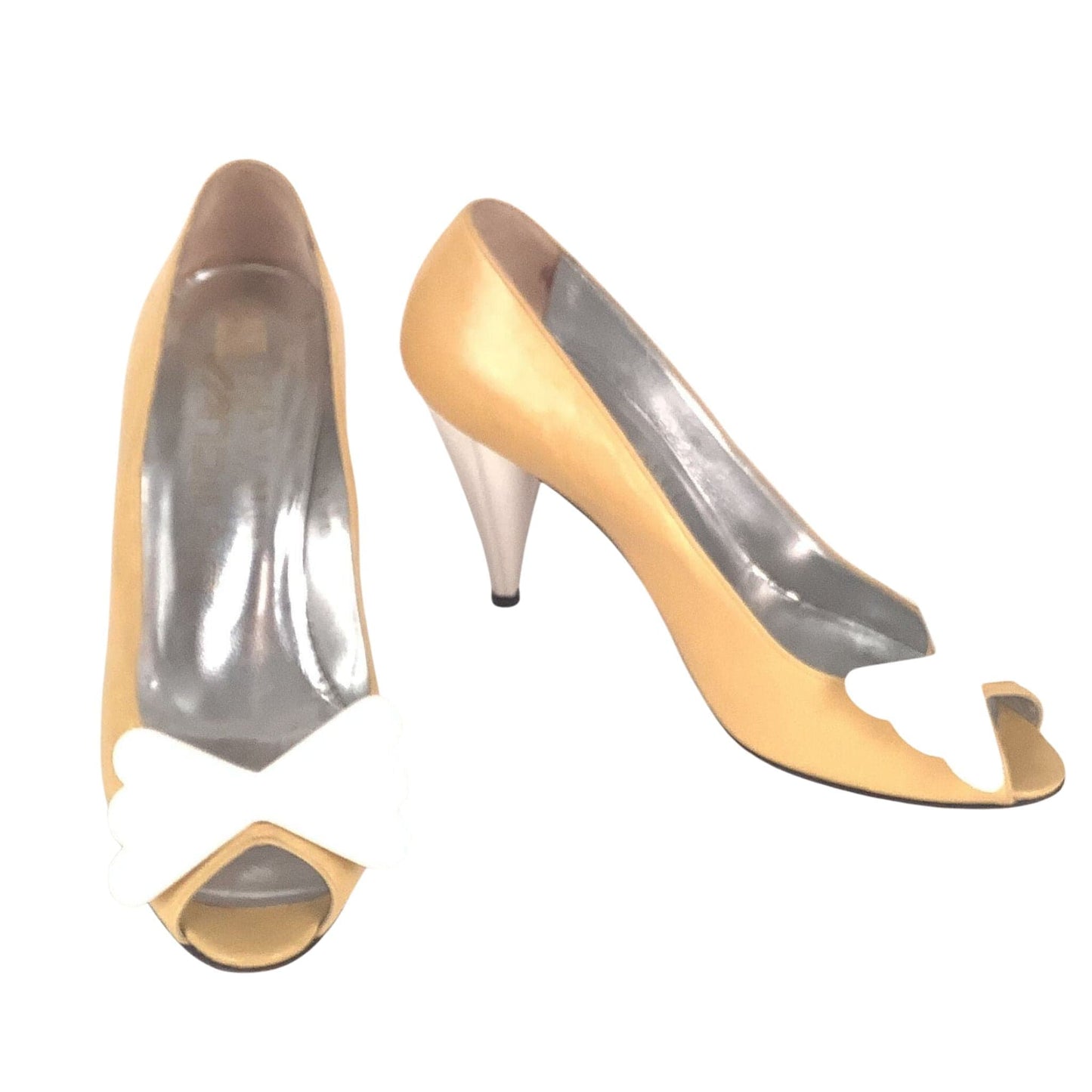 Pancaldi Yellow Heels