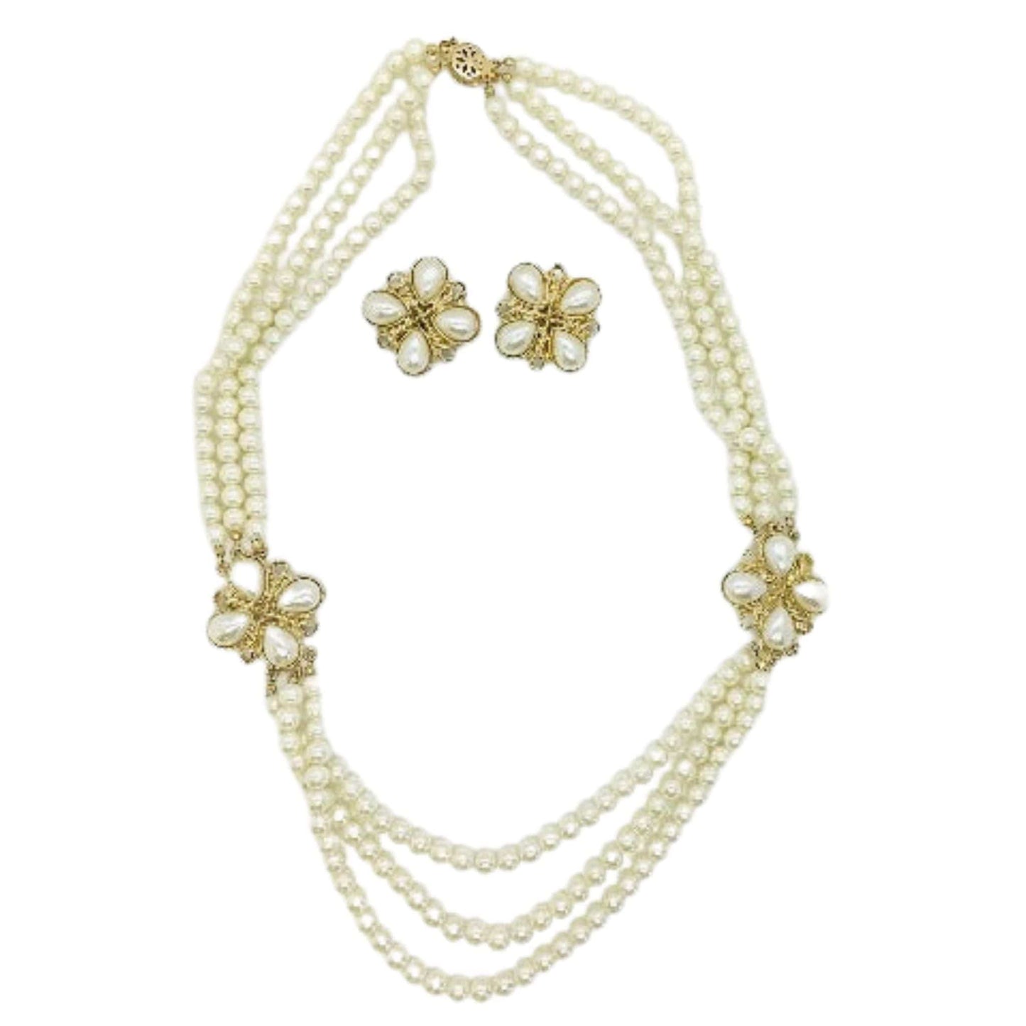 Pearl Necklace Set