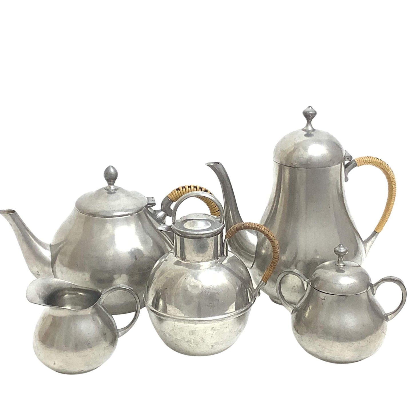 Pewter Coffee Set Bundle