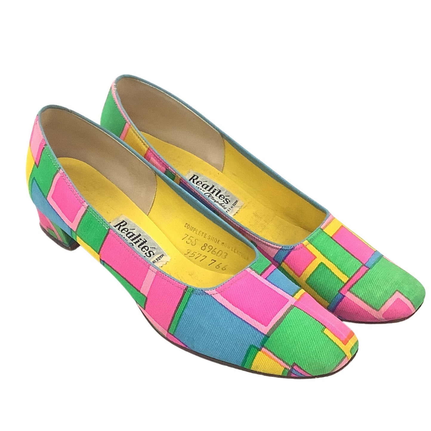 Realities Color Block Heels