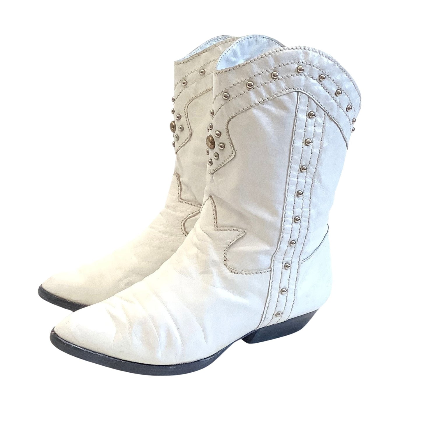 Short White Cowboy Boots