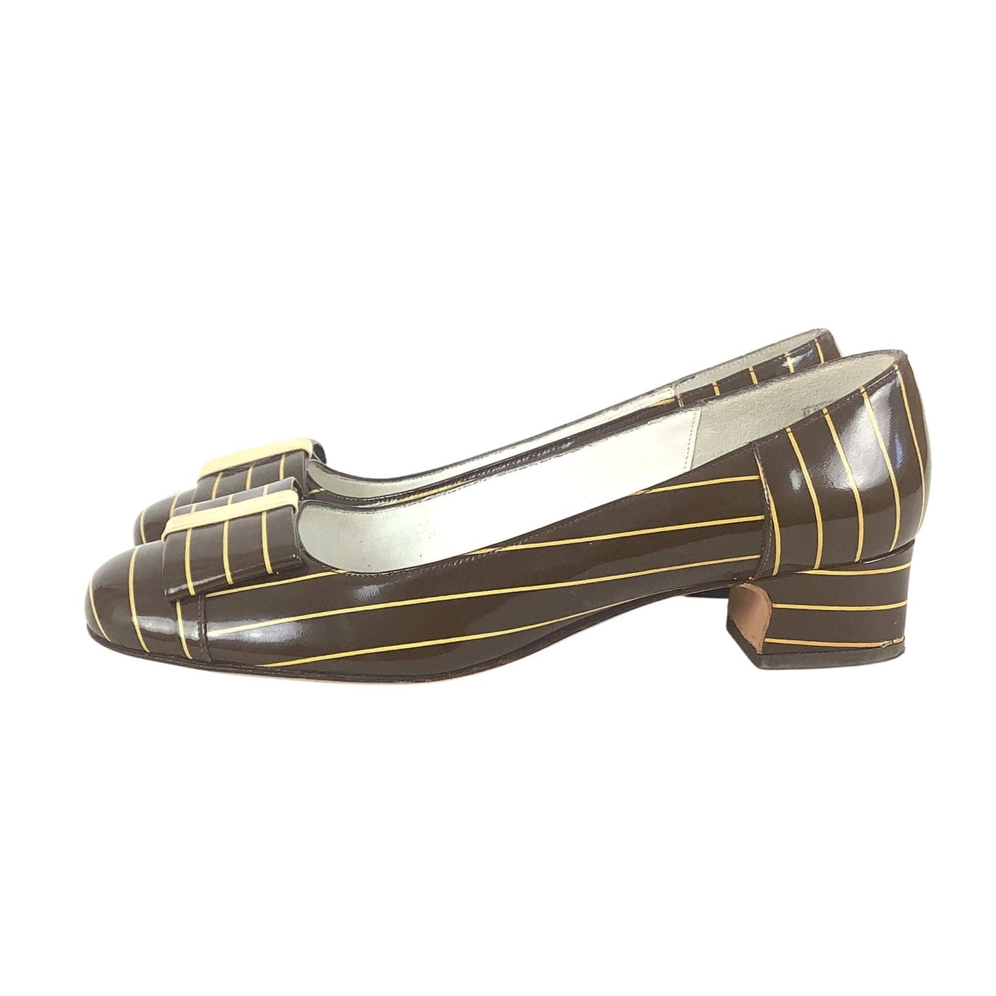 Striped 1960s Heels