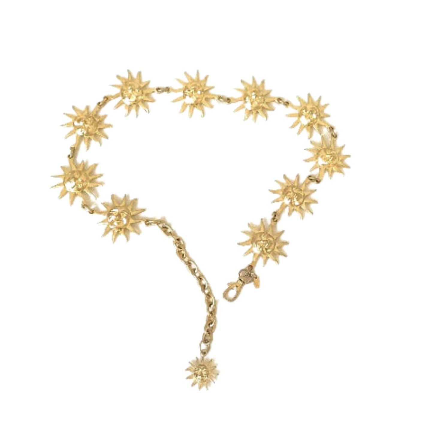 Sun Motif Chain Belt