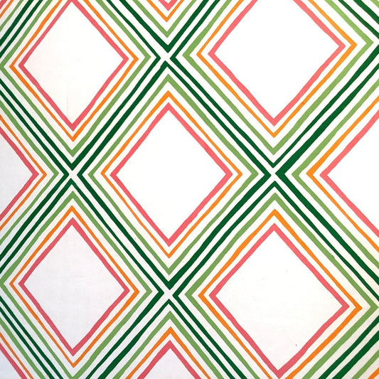 Textile 1960s Wall Art Multi / Fabric / Mod