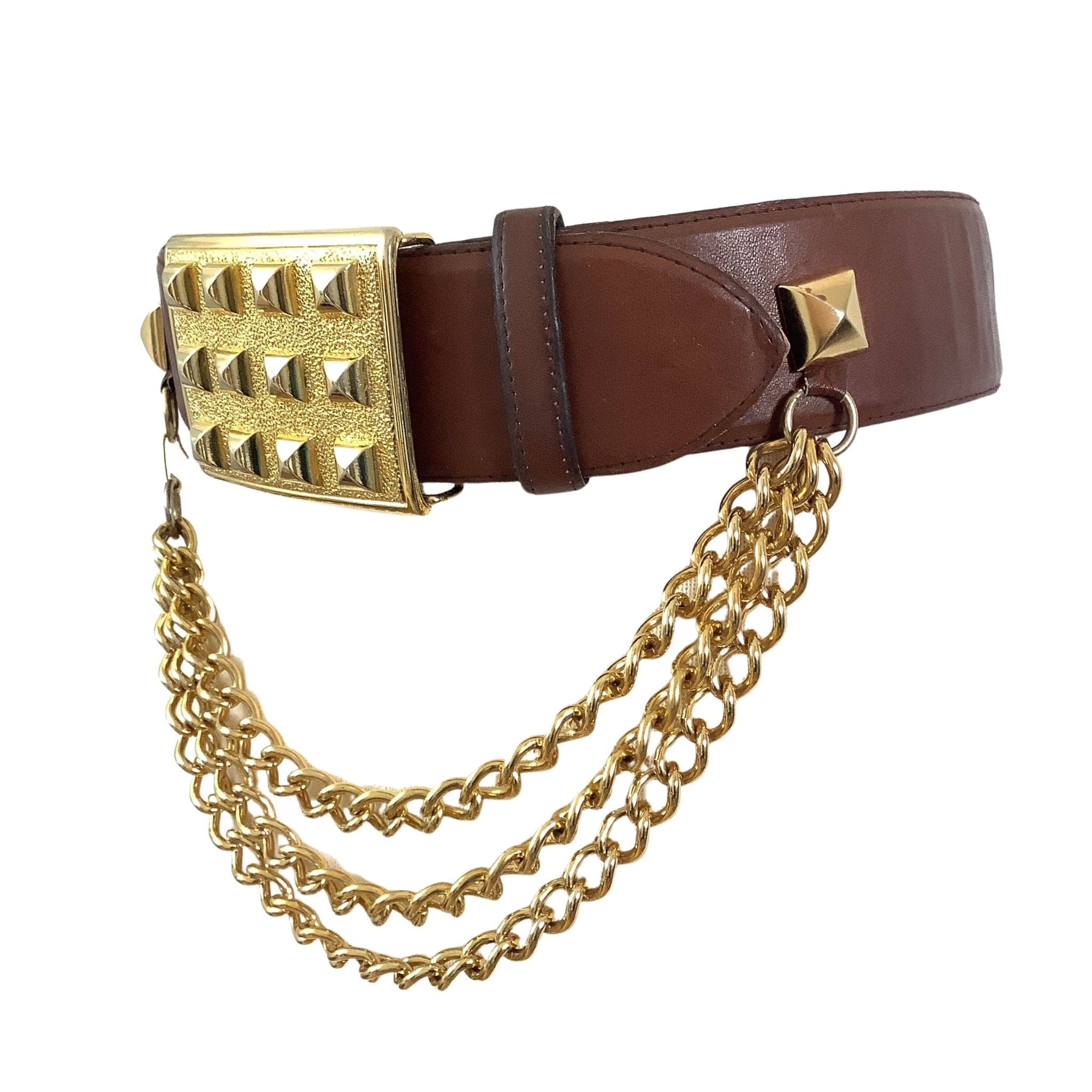 Mega Wide Belt Avignon 1980s - Etruscan Gold Chains
