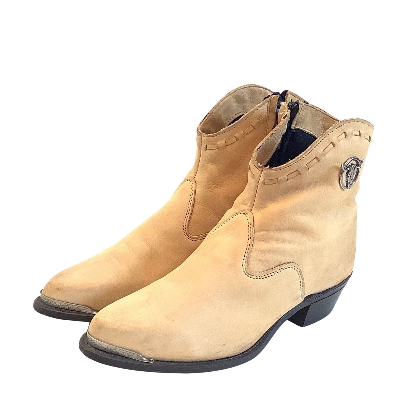 Vintage Cowboy Ankle Boots