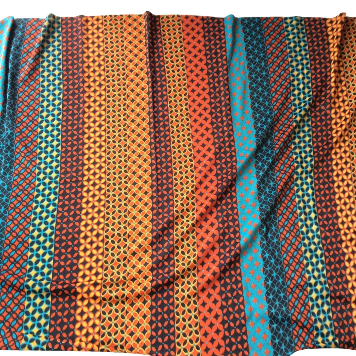 Vintage Geometric Polyester