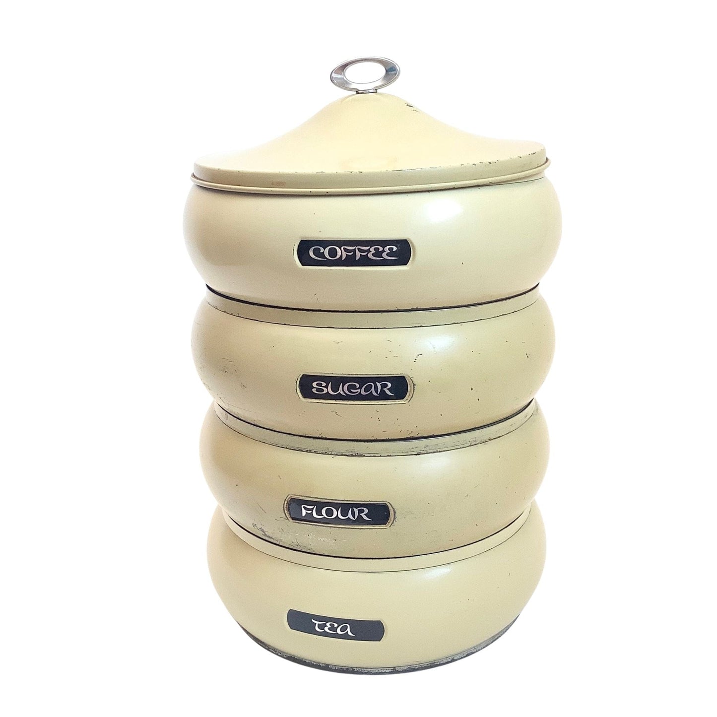 Vintage Pagoda Canisters