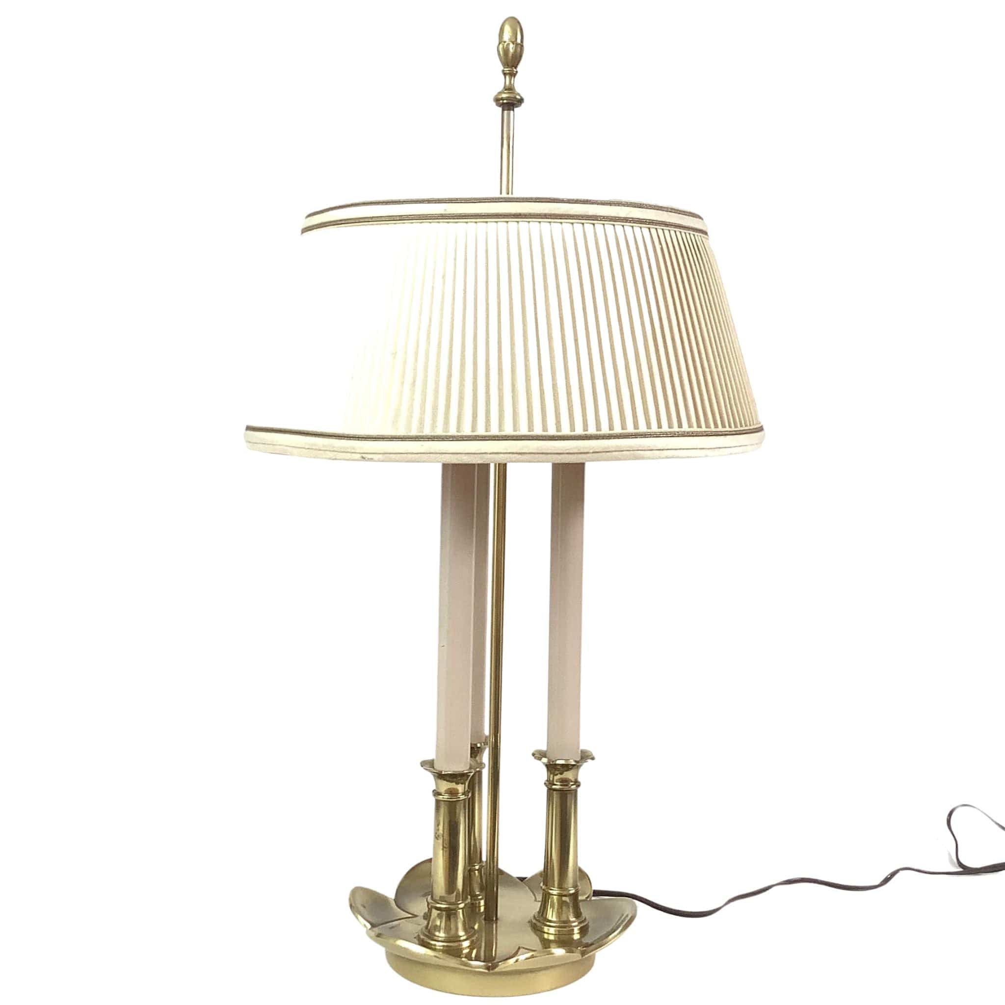 Stiffel Bouillotte Lamp Brass Three-Way Traditional USA, image size:2048x2048
