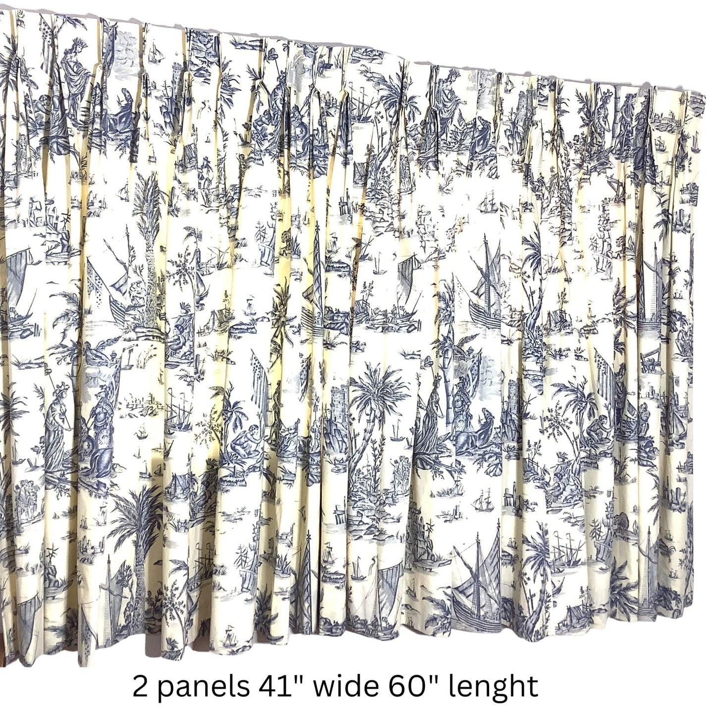 Vintage Toile Curtains