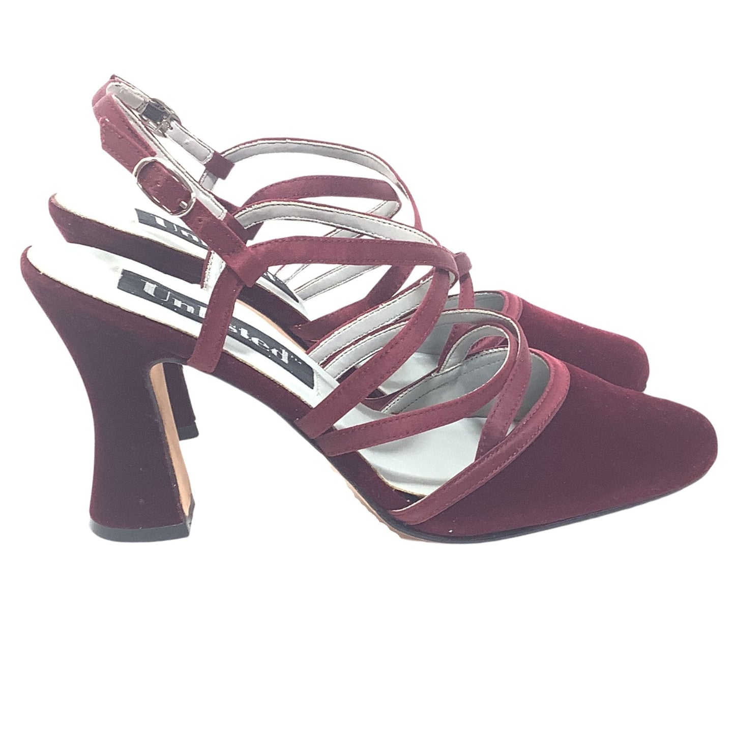 Vintage Velvet Strappy Heels