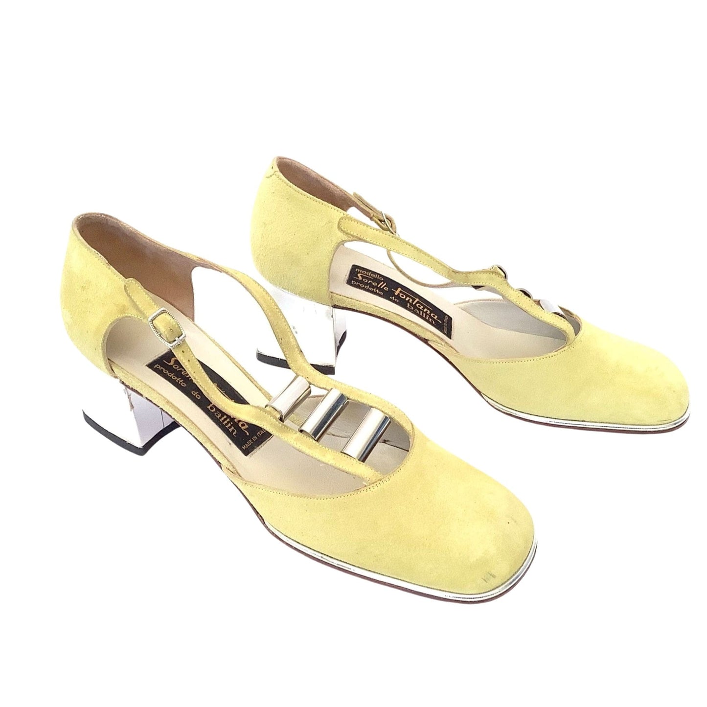 Vintage Yellow Heels