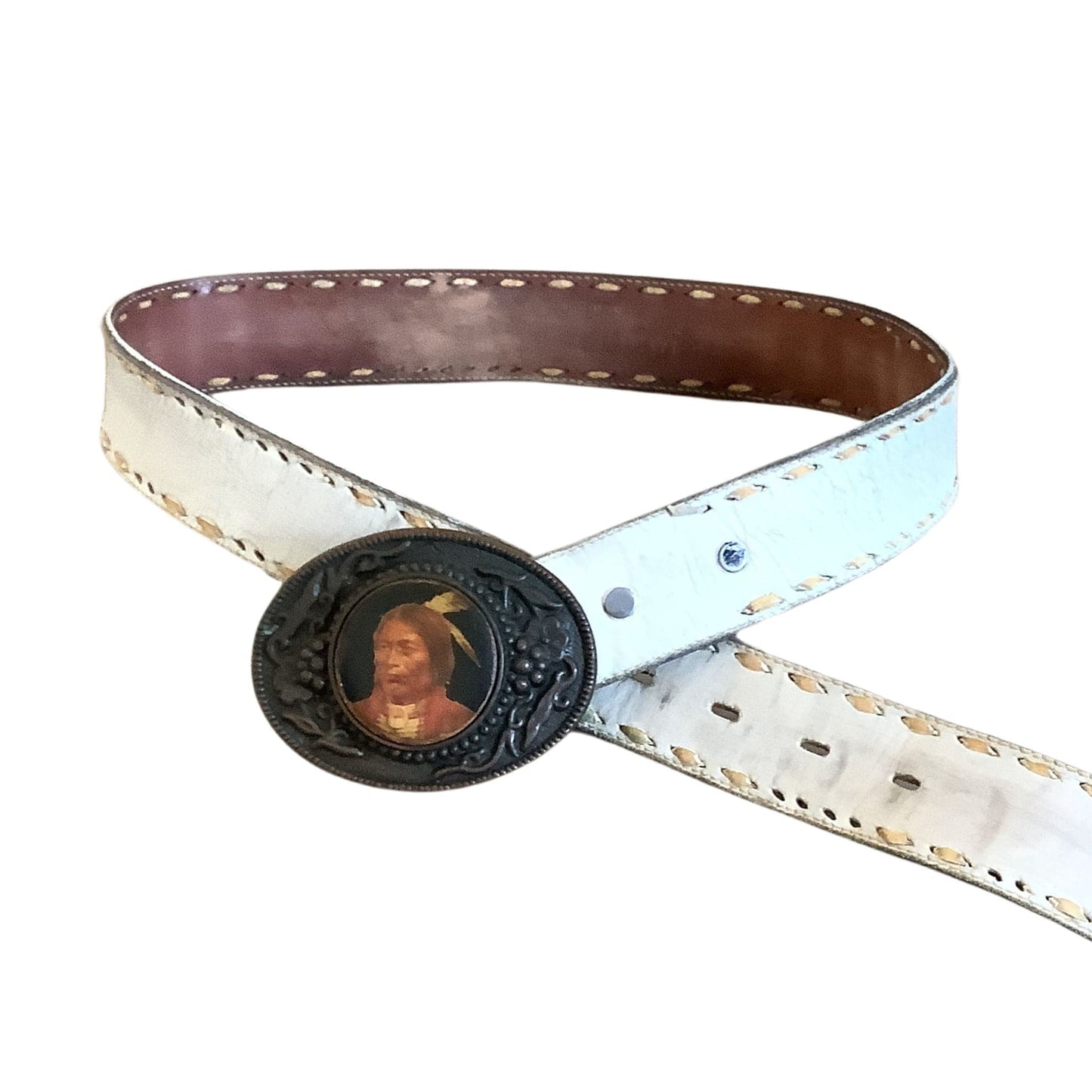 Western 1980s Belt Buckle