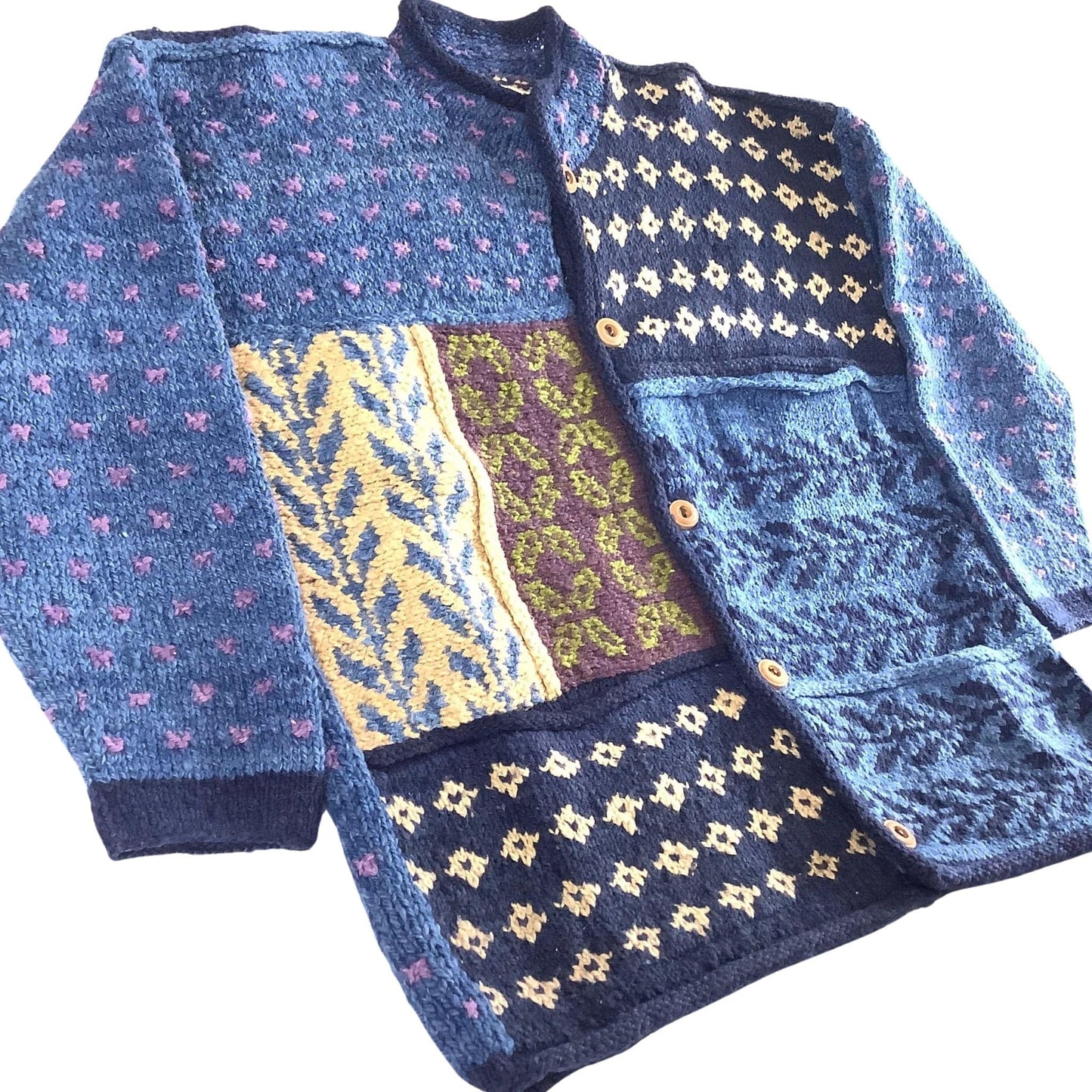 Wool Cardigan Sweater