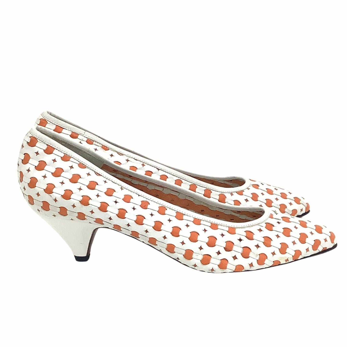 Woven Leather Heels