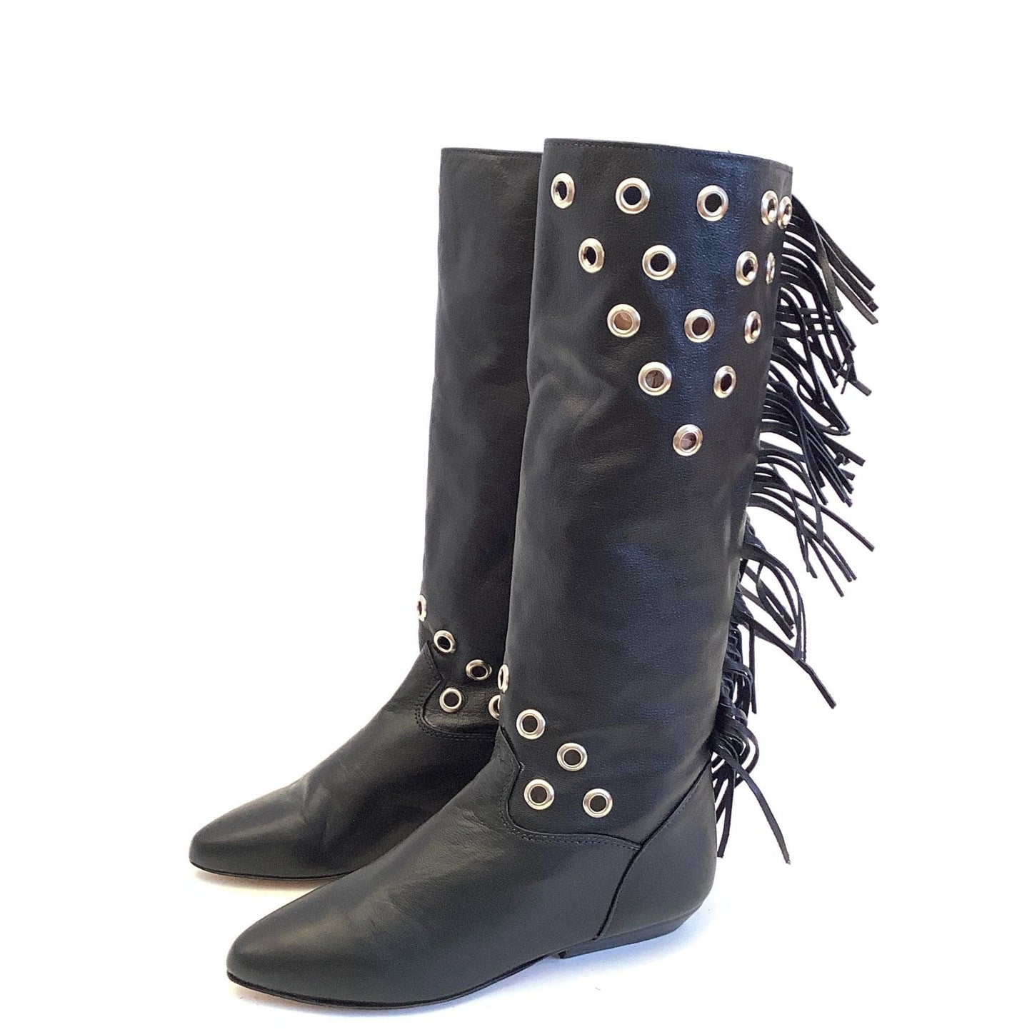 Zodiac Fringed Boots