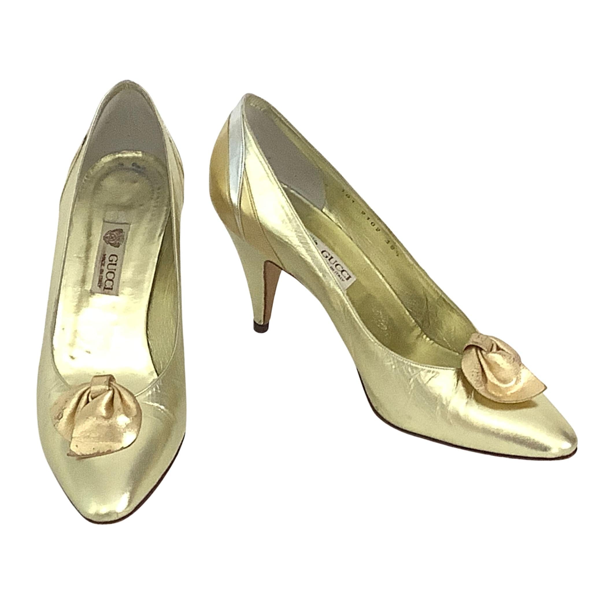 gucci-metallic-gold-heels- 