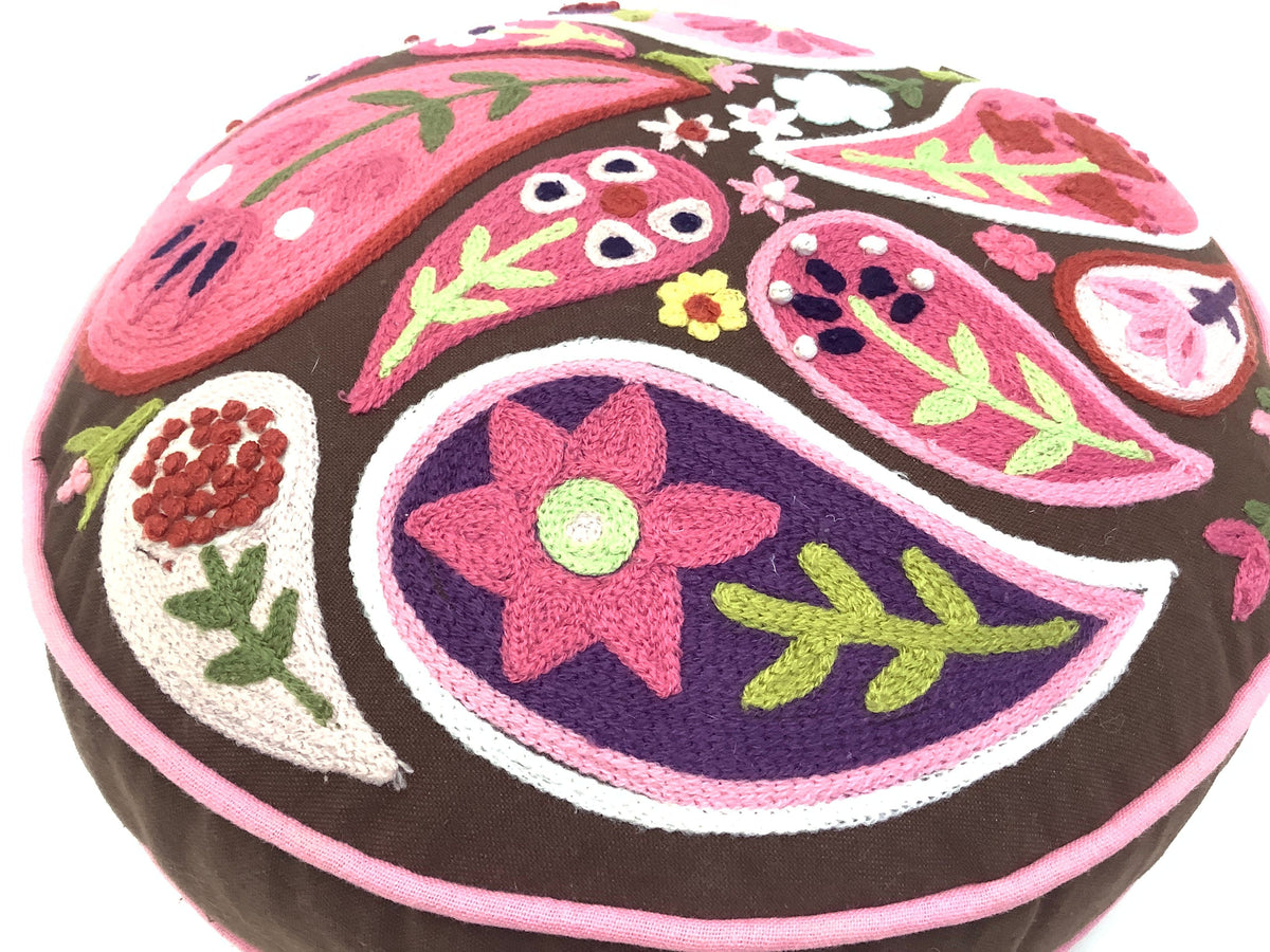Pottery Barn Crewel Pillow