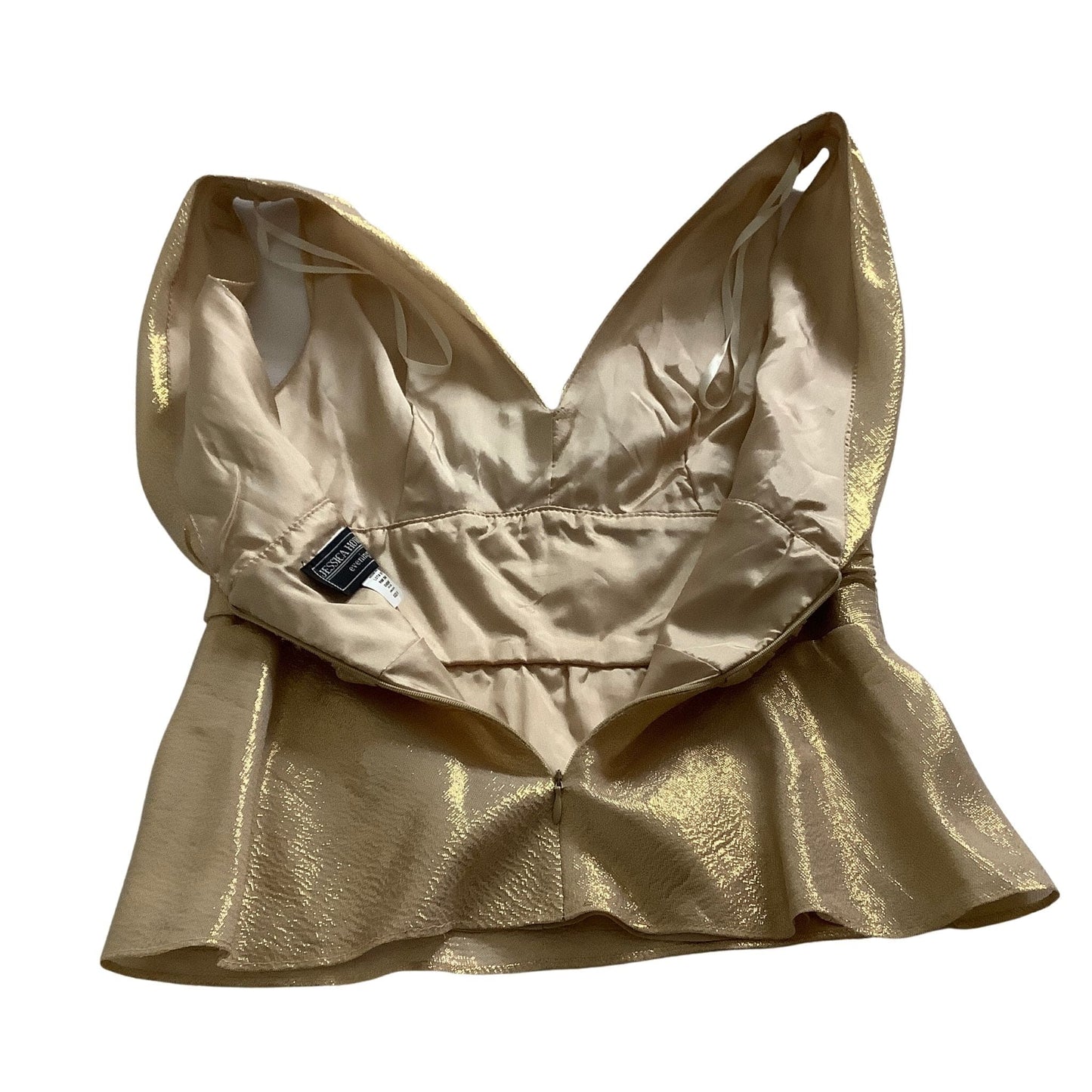 Vintage Gold Top - Metallic Silk Cami | Never Worn - Jessica Howard