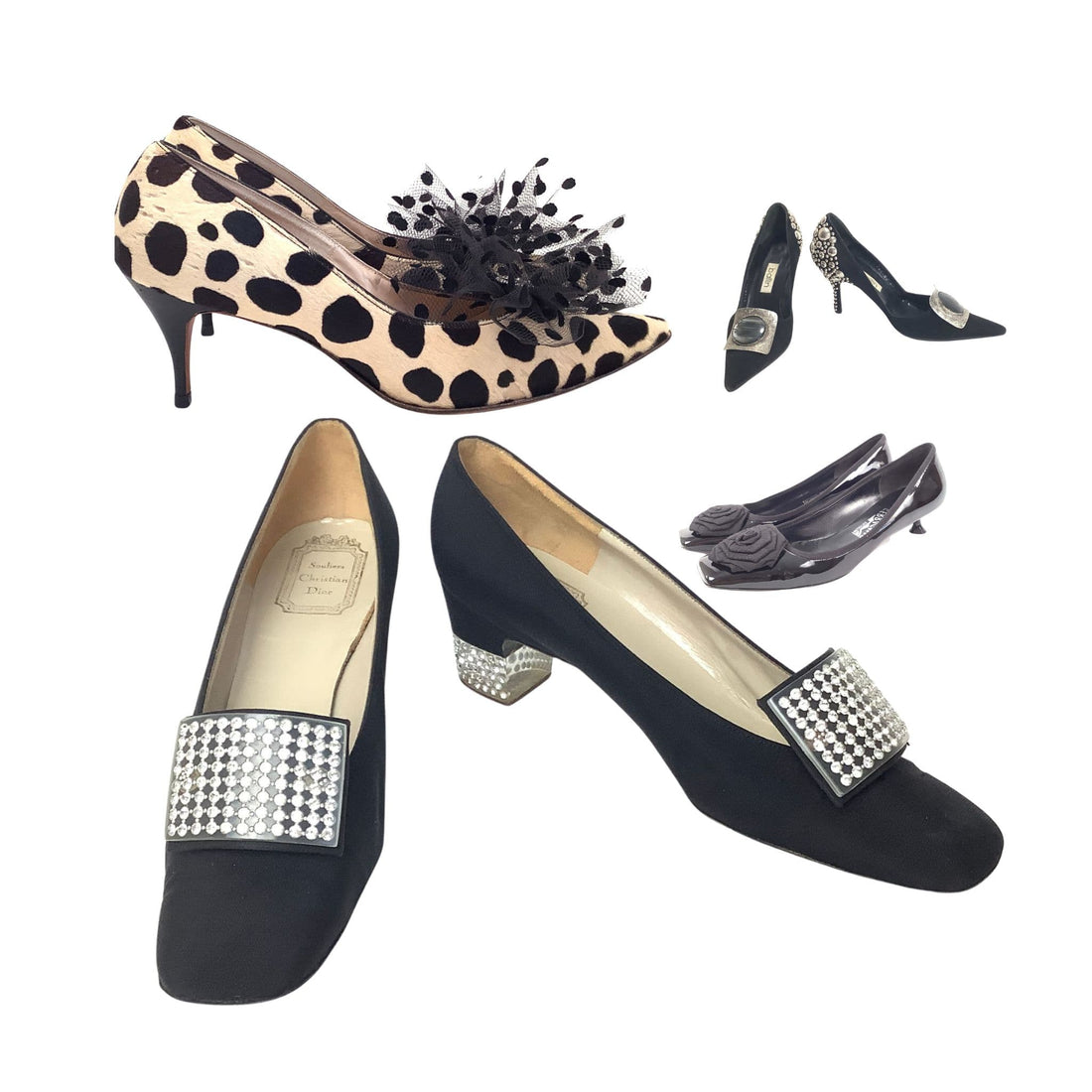women's vintage shoes from the 60s'-90s