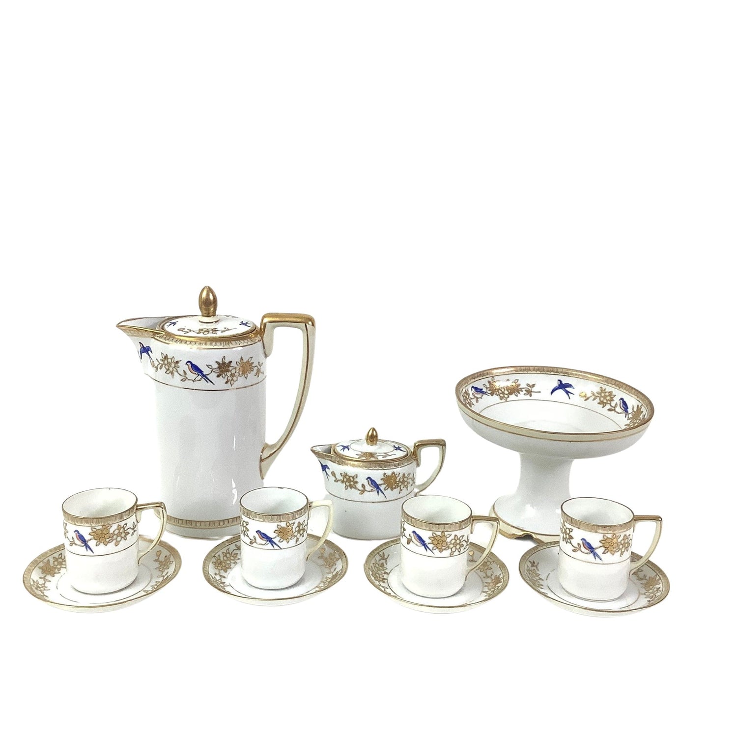 Vintage Gold Trimmed Nipon Coffee Service