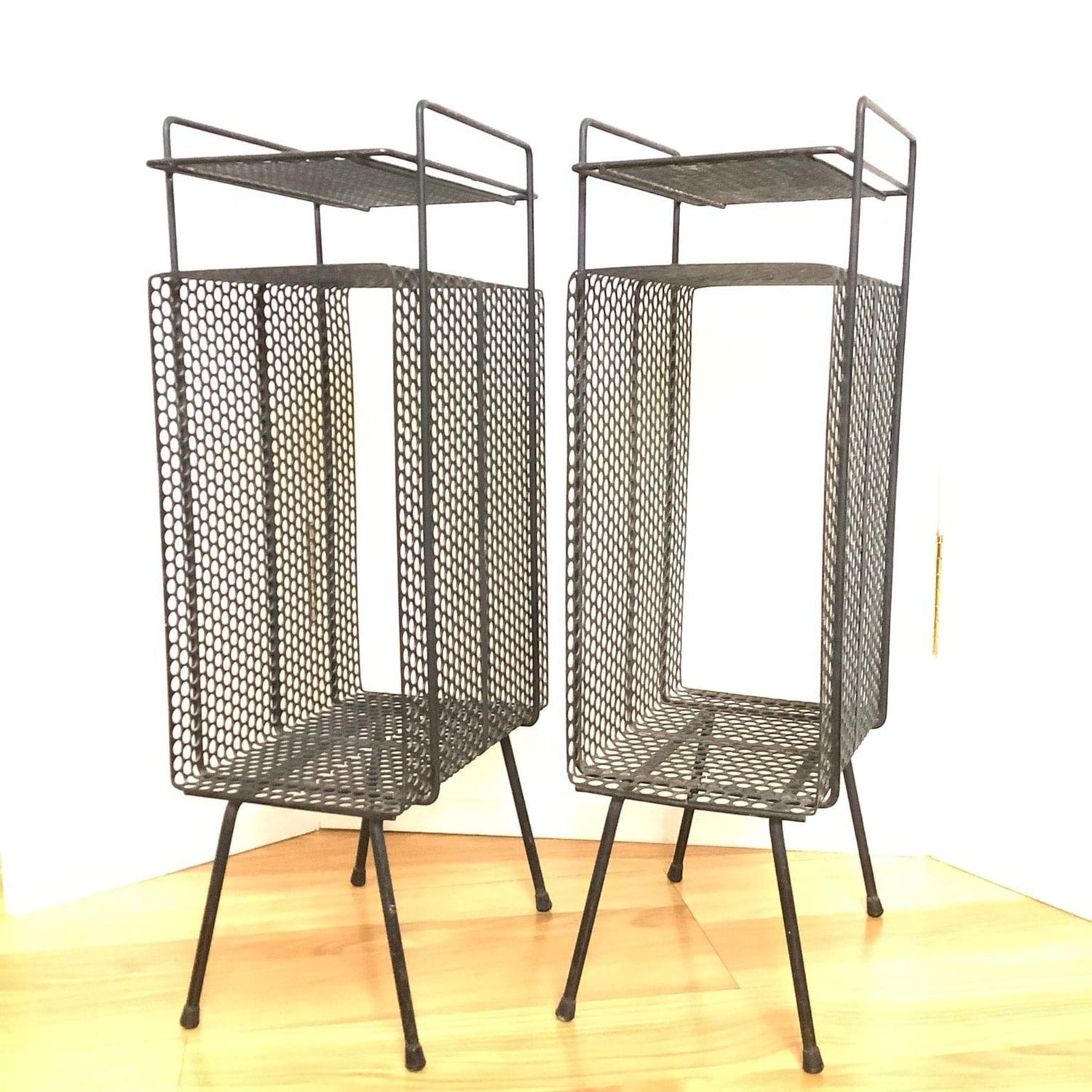 Mid Century Vinyl Records Storage Tables