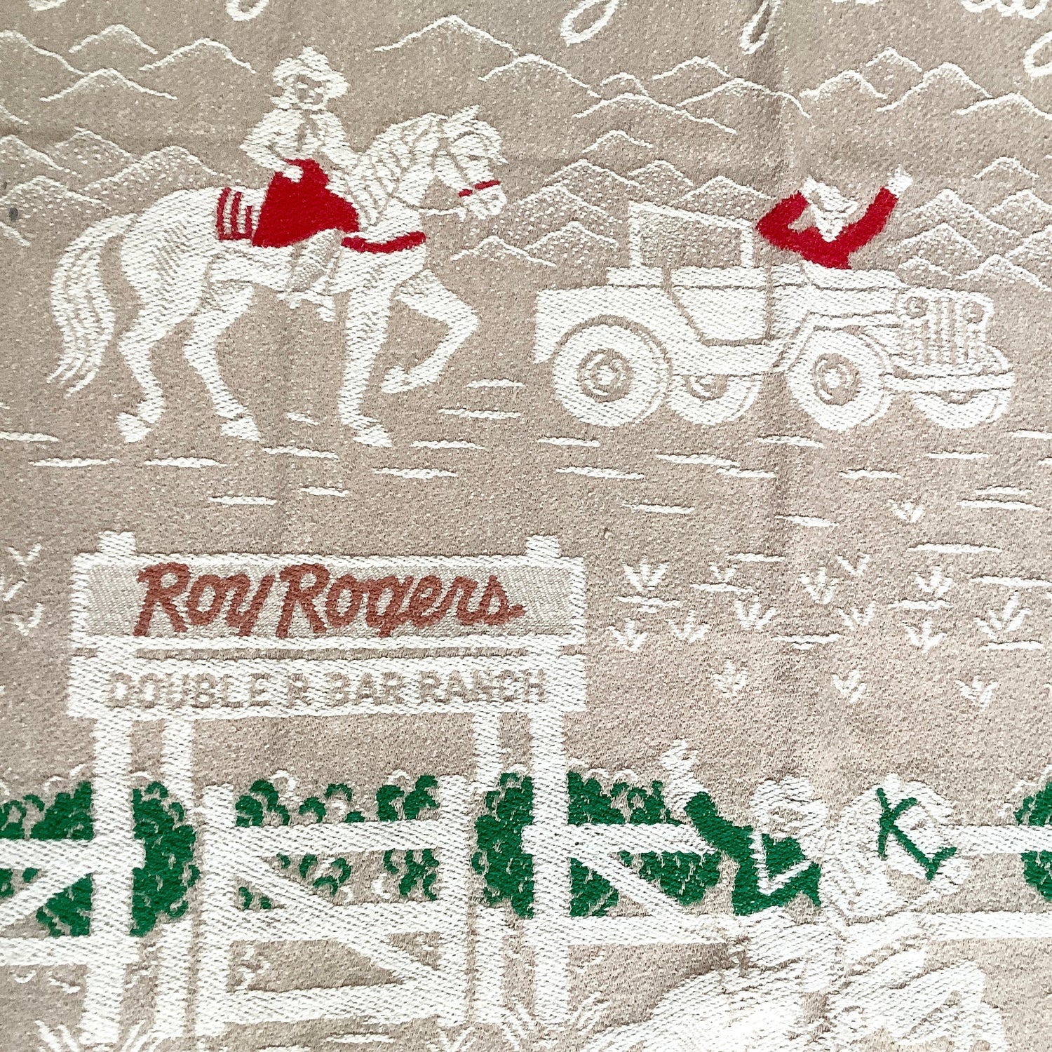 Western Roy Rogers Themed Curtain 