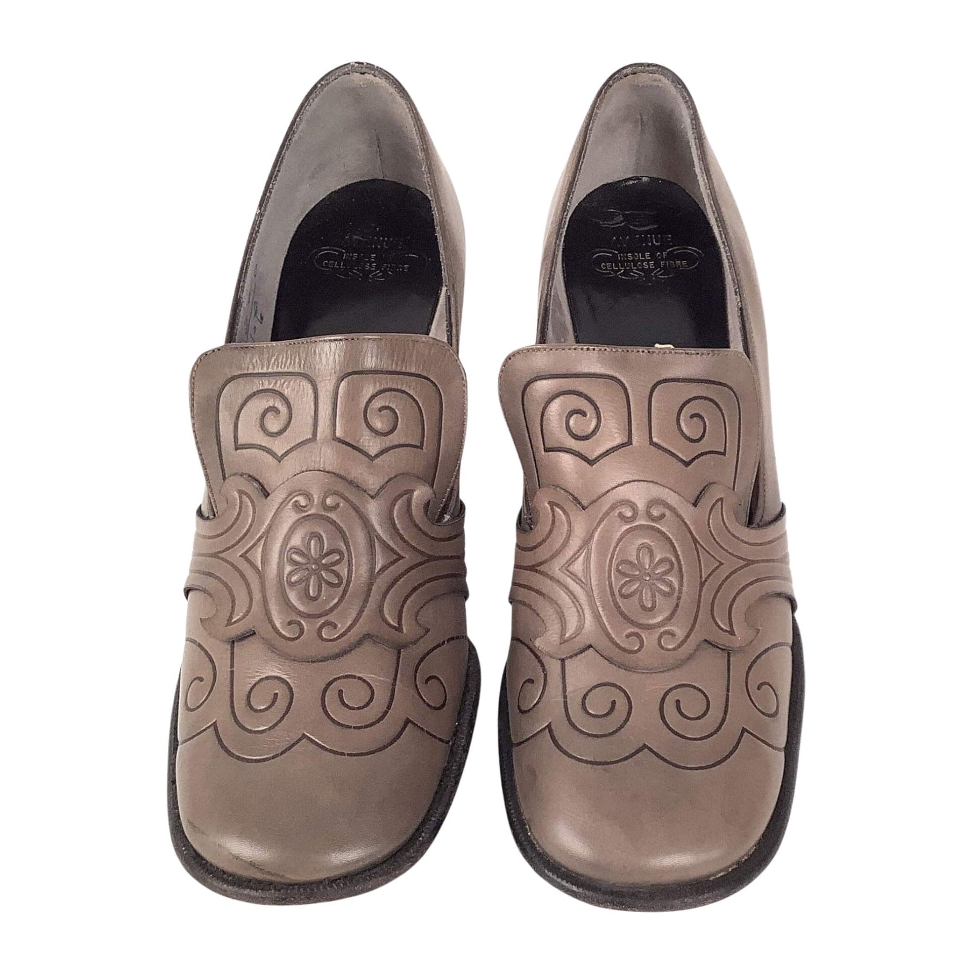 1960s Deliso Debs Loafers 7.5 / Taupe / Vintage 1960s