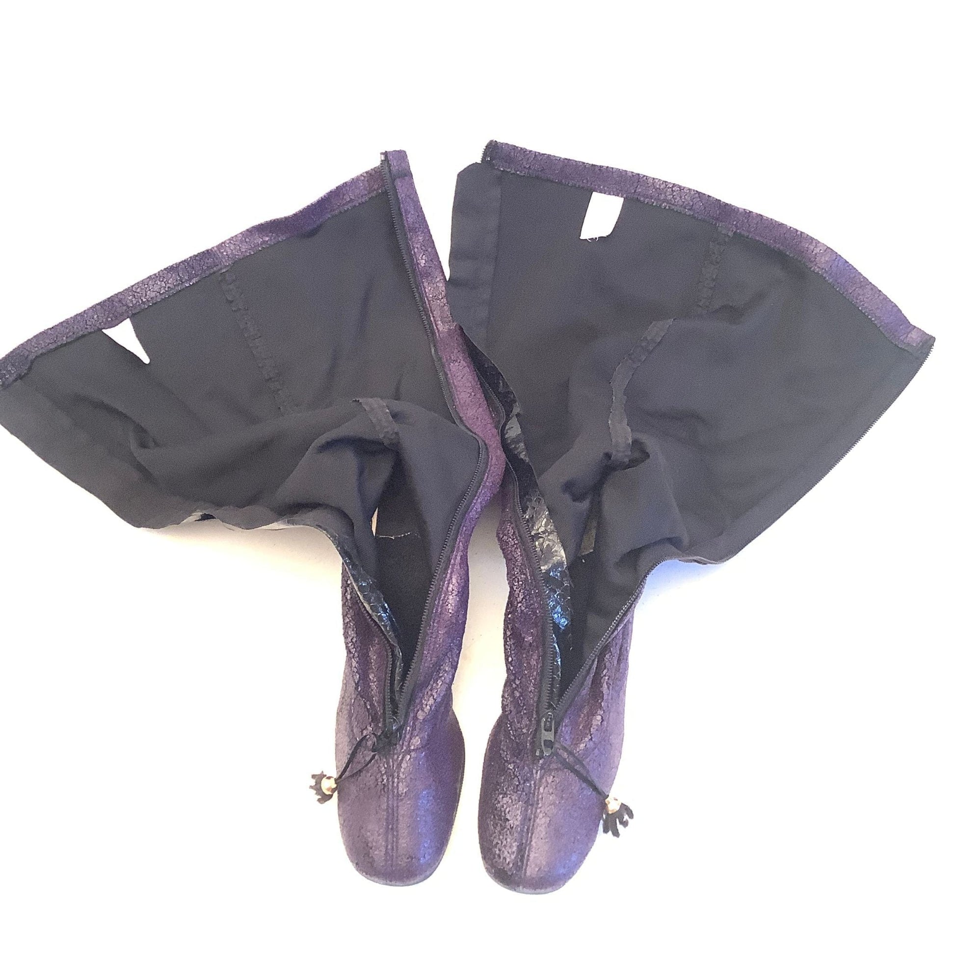 1960s Purple GoGo Boots 8 / Purple / Vintage 1960s
