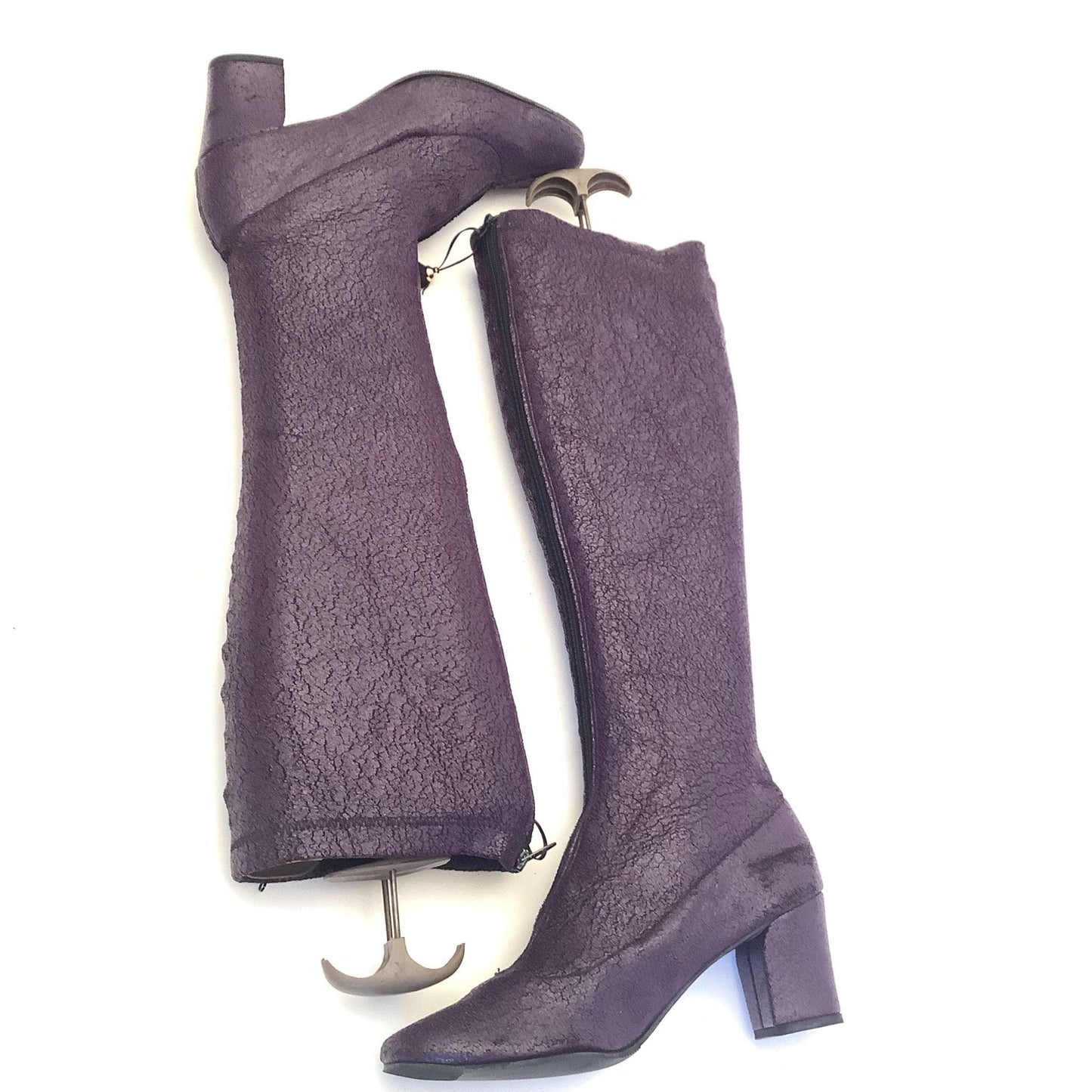 1960s Purple GoGo Boots 8 / Purple / Vintage 1960s