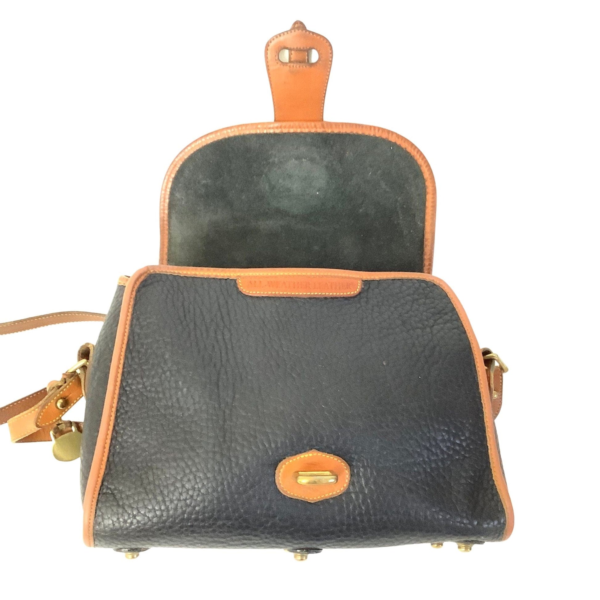 Vintage 90's Dooney & Bourke R701 Black Carrier Shoulder Bag Purse –  CobbleStore Vintage