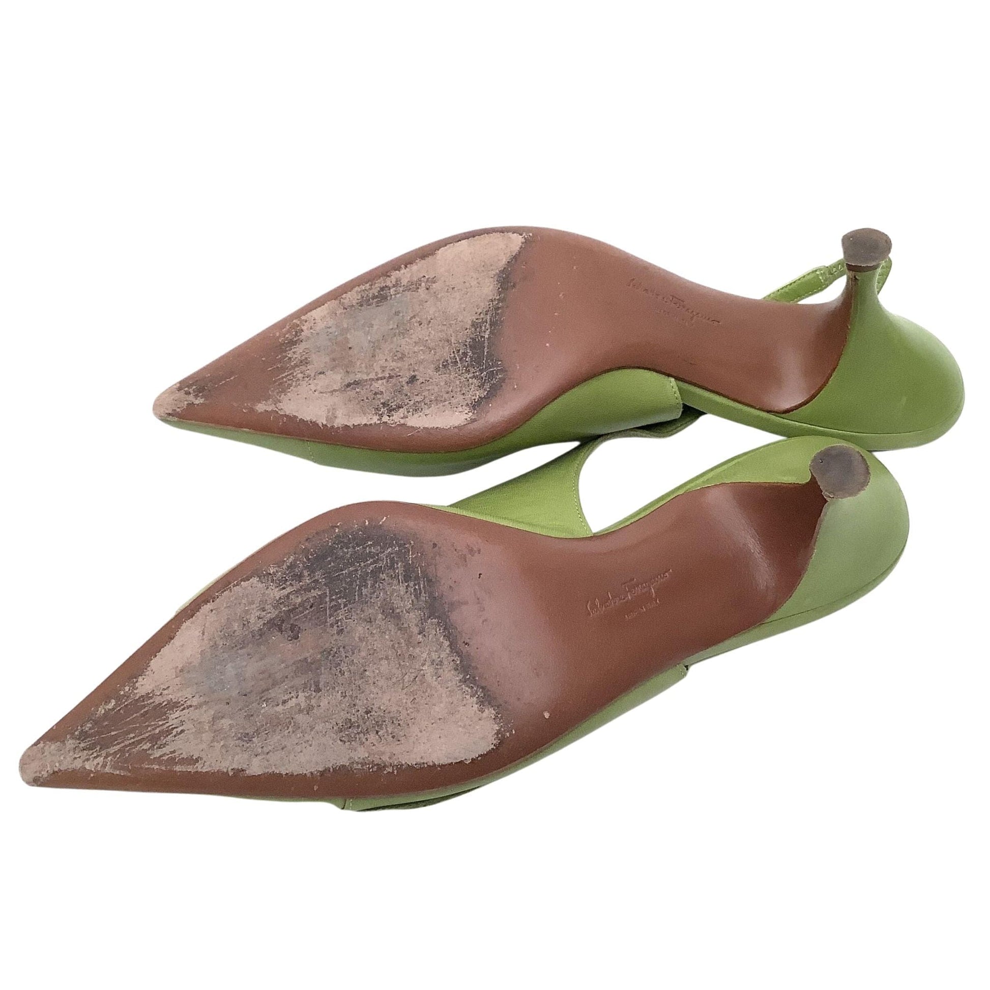 Buy Dark Green Heeled Sandals for Women by AXIUM Online | Ajio.com
