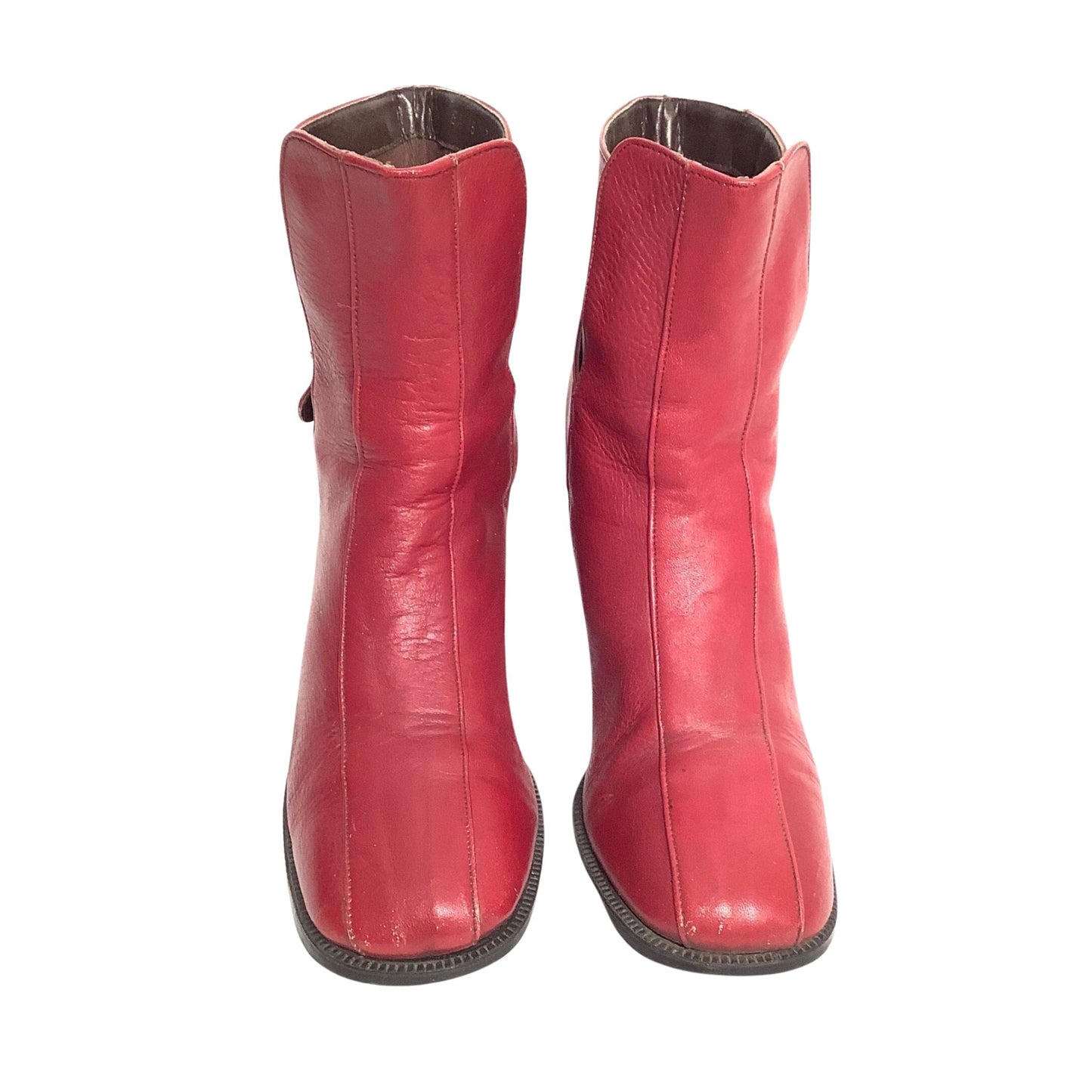 Etienne Aigner Buckle Ankle Boots 1990s