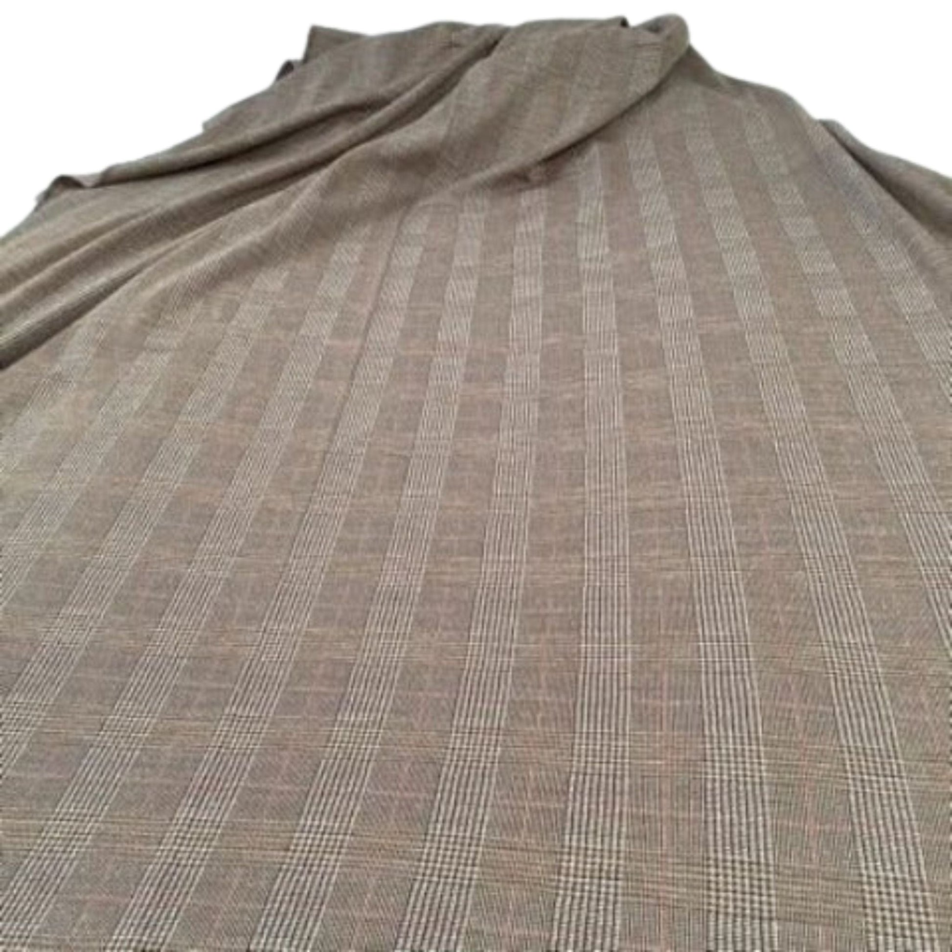 '70s Tweed Fabric Yardage Multi / Polyester / Vintage 1970s